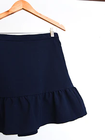 Falda azul navy vuelos
