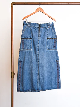Maxi falda 90s denim