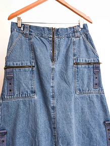 Maxi falda 90s denim