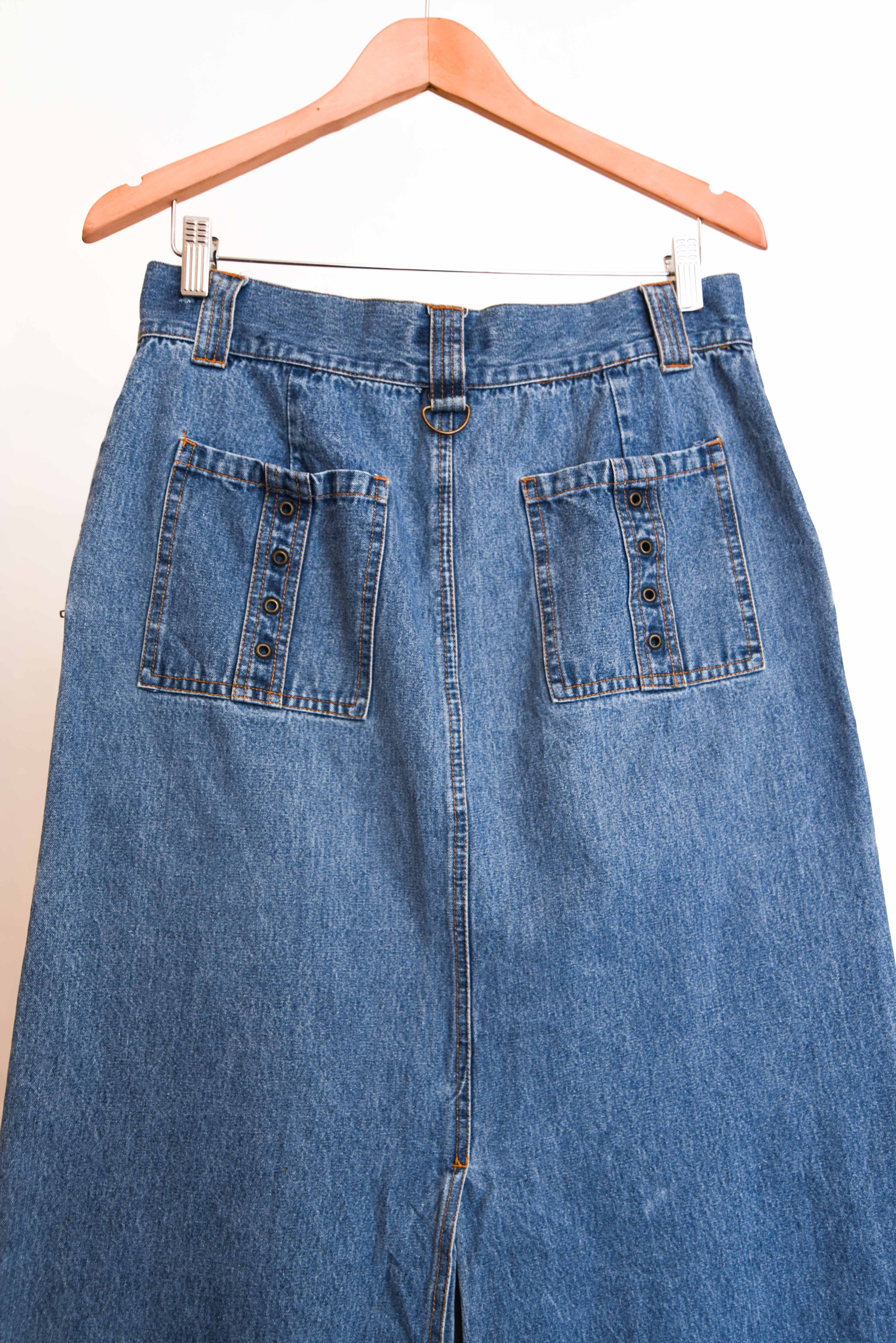 Maxi falda 90s denim