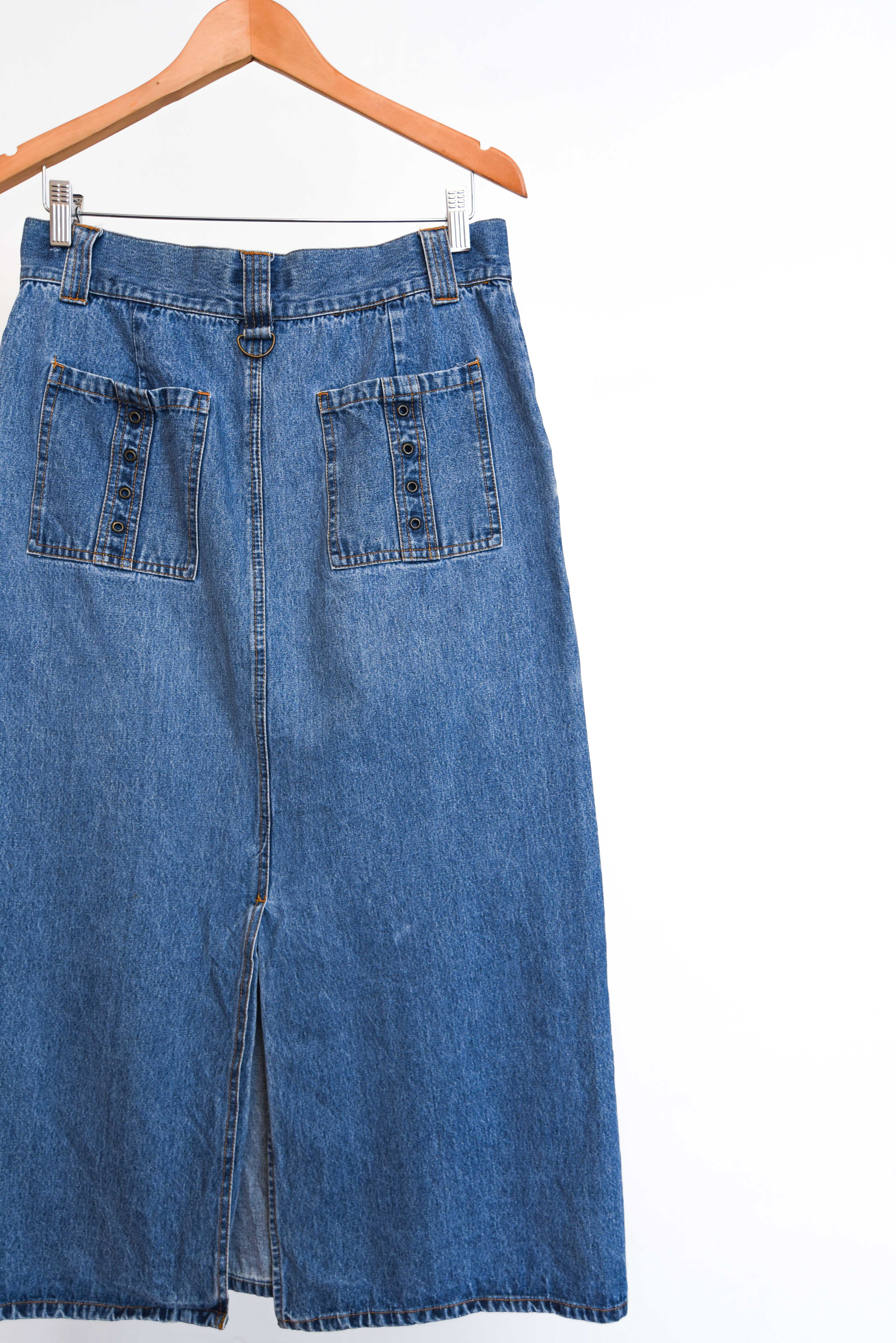 Maxi falda 90s denim