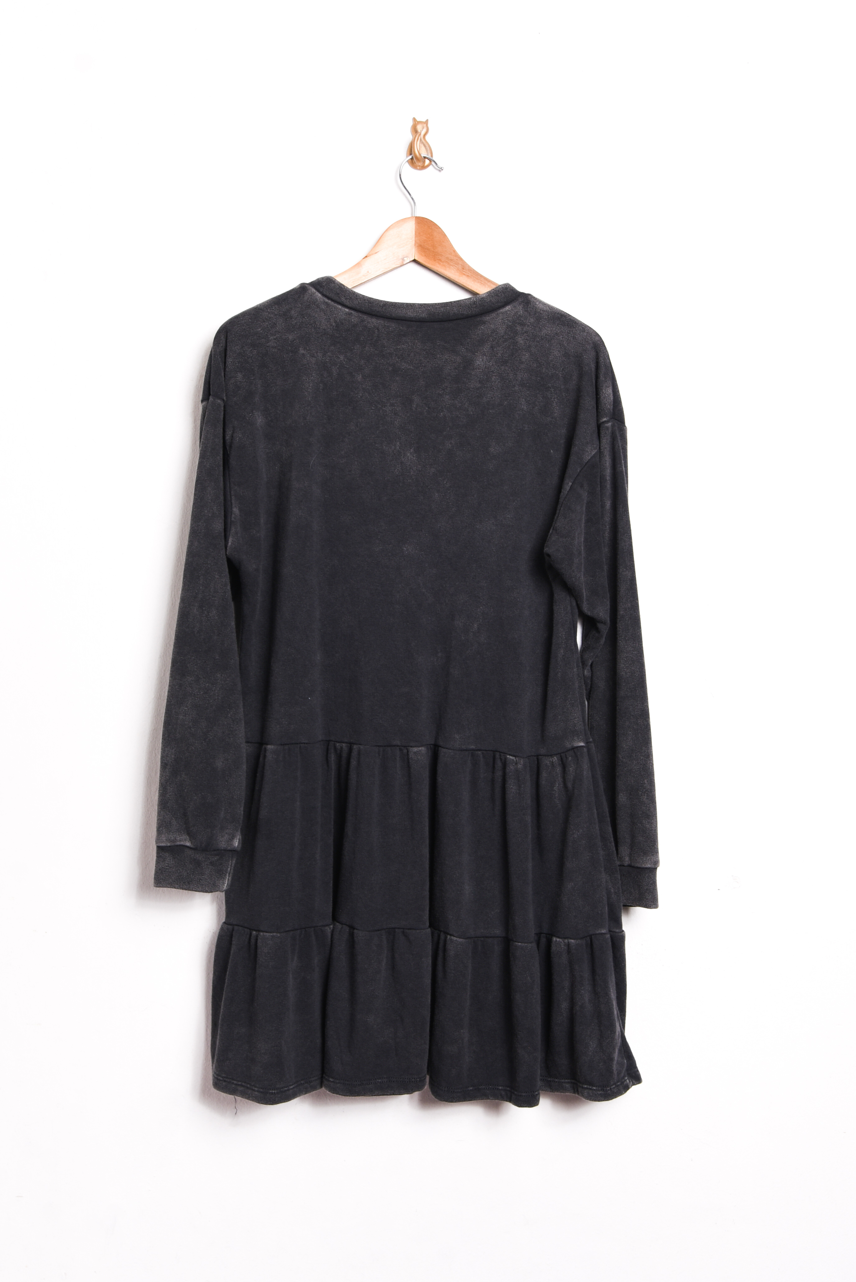 Vestido grafito capas