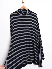 Beatle gris y negro rayado