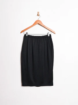 Falda negra knit 90s