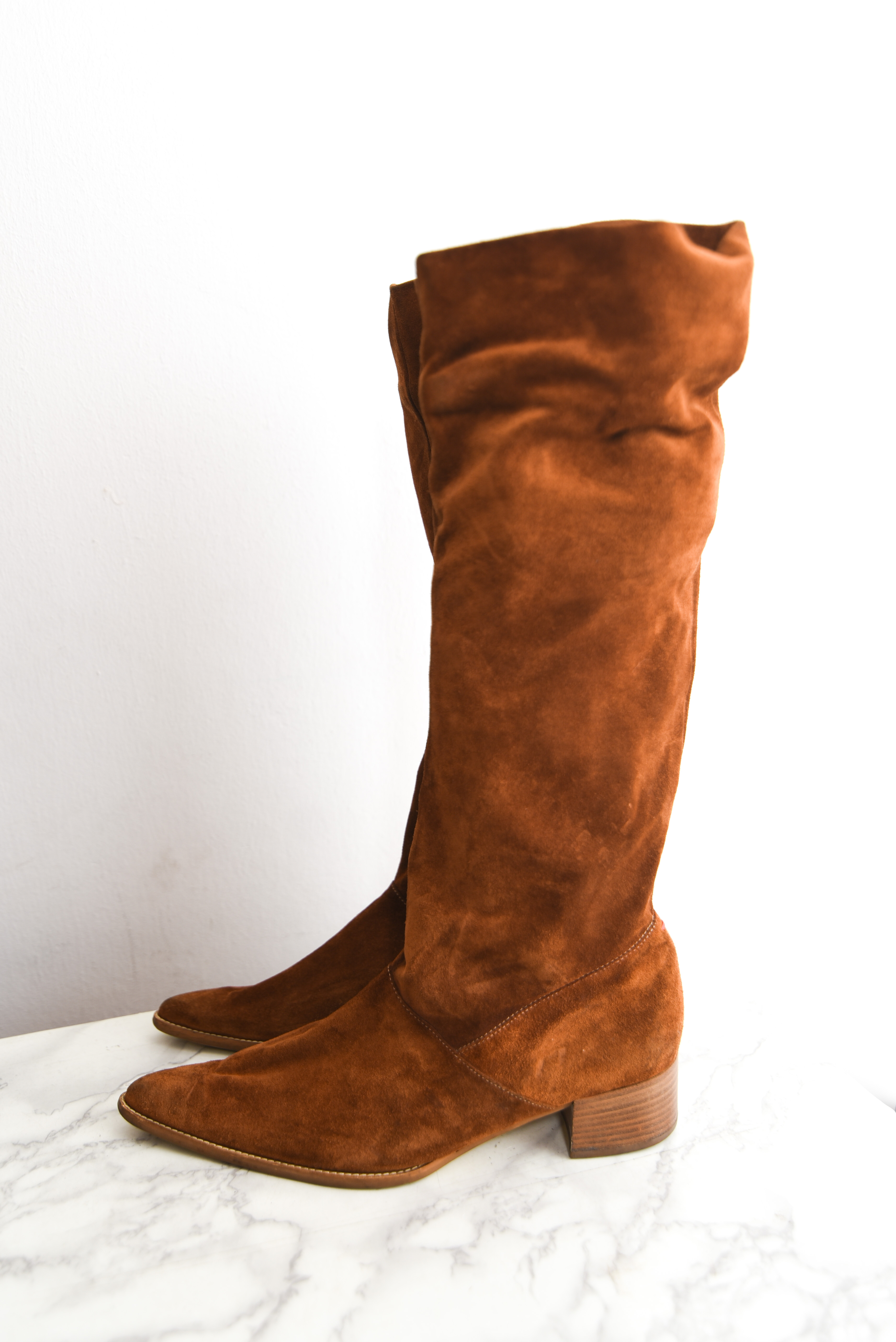 Botas western gamuza