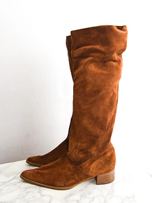Botas western gamuza