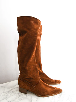 Botas western gamuza
