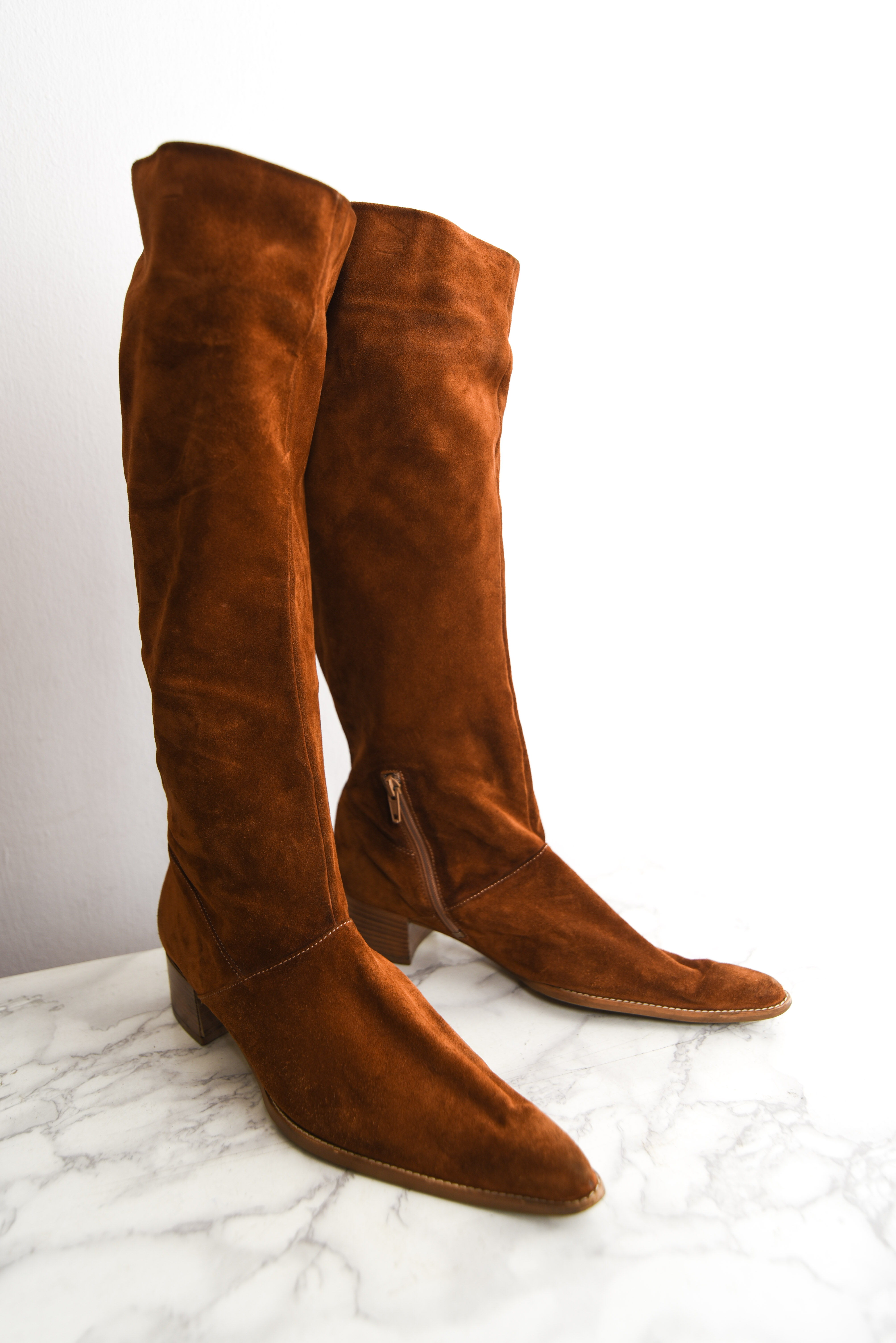 Botas western gamuza