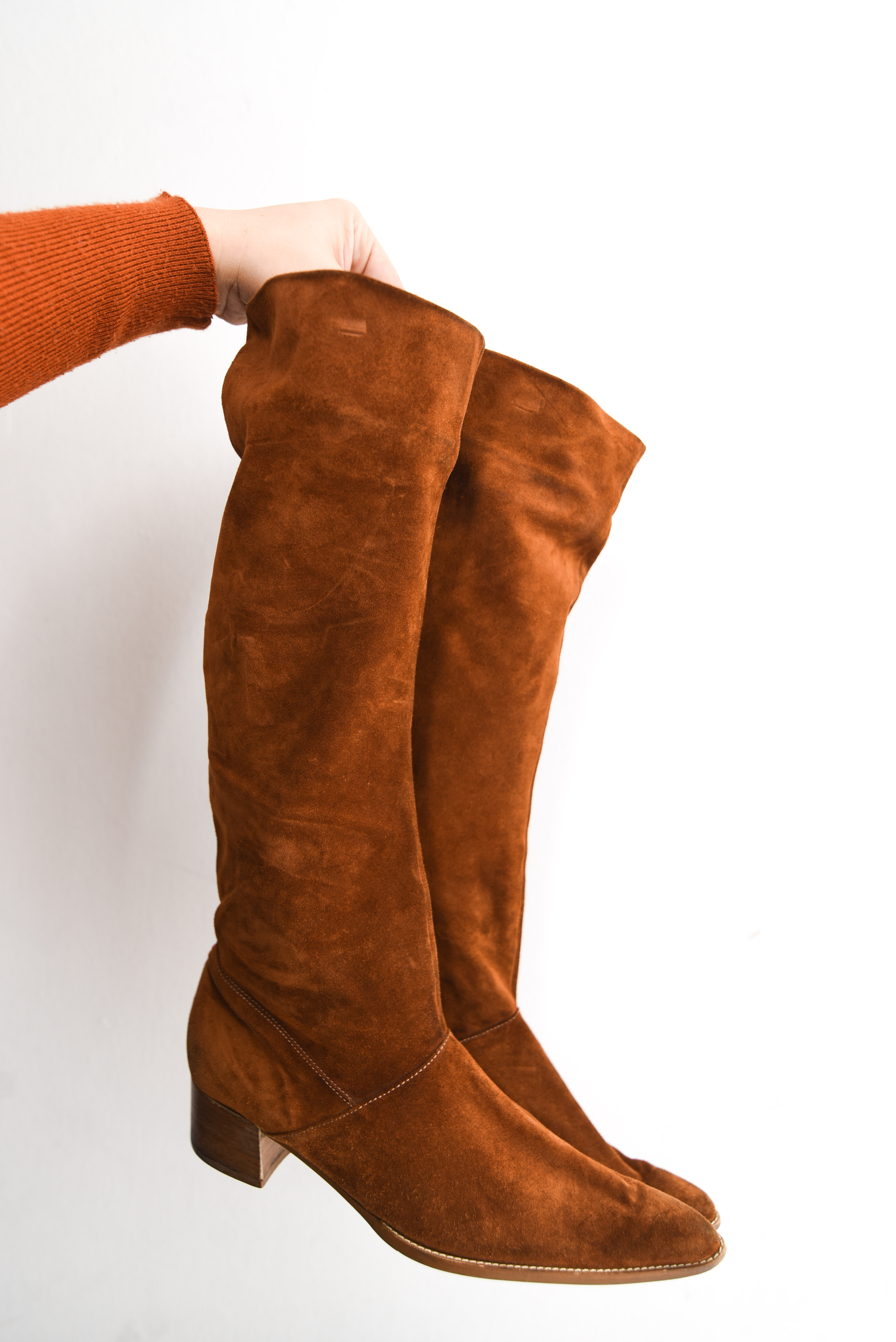 Botas western gamuza