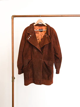 Chaqueta granate gamuza 90s
