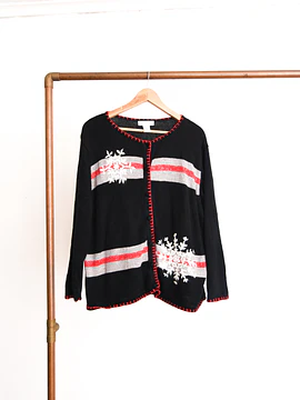 Cardigan vintage black winter