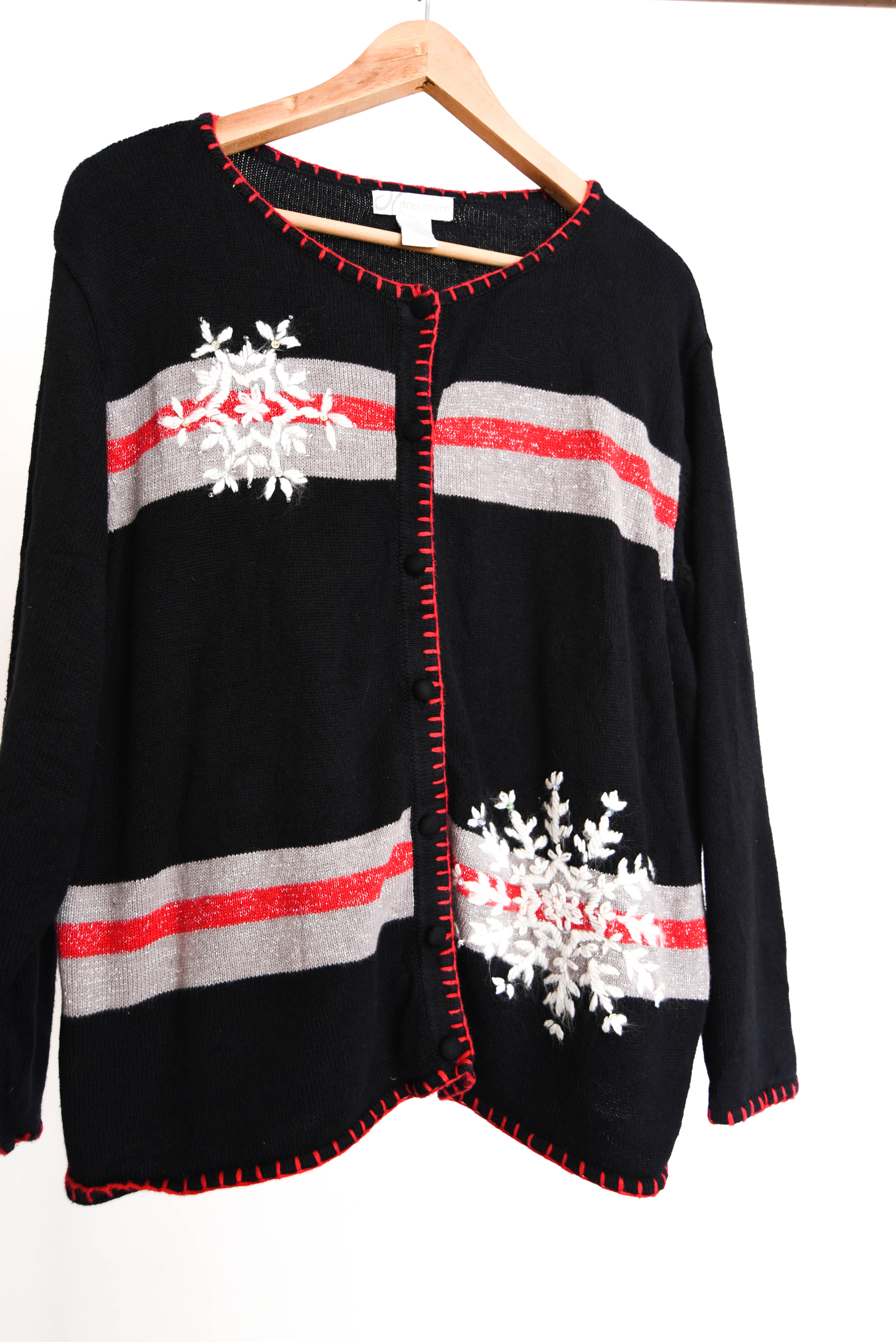 Cardigan vintage black winter