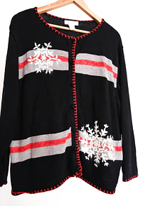 Cardigan vintage black winter