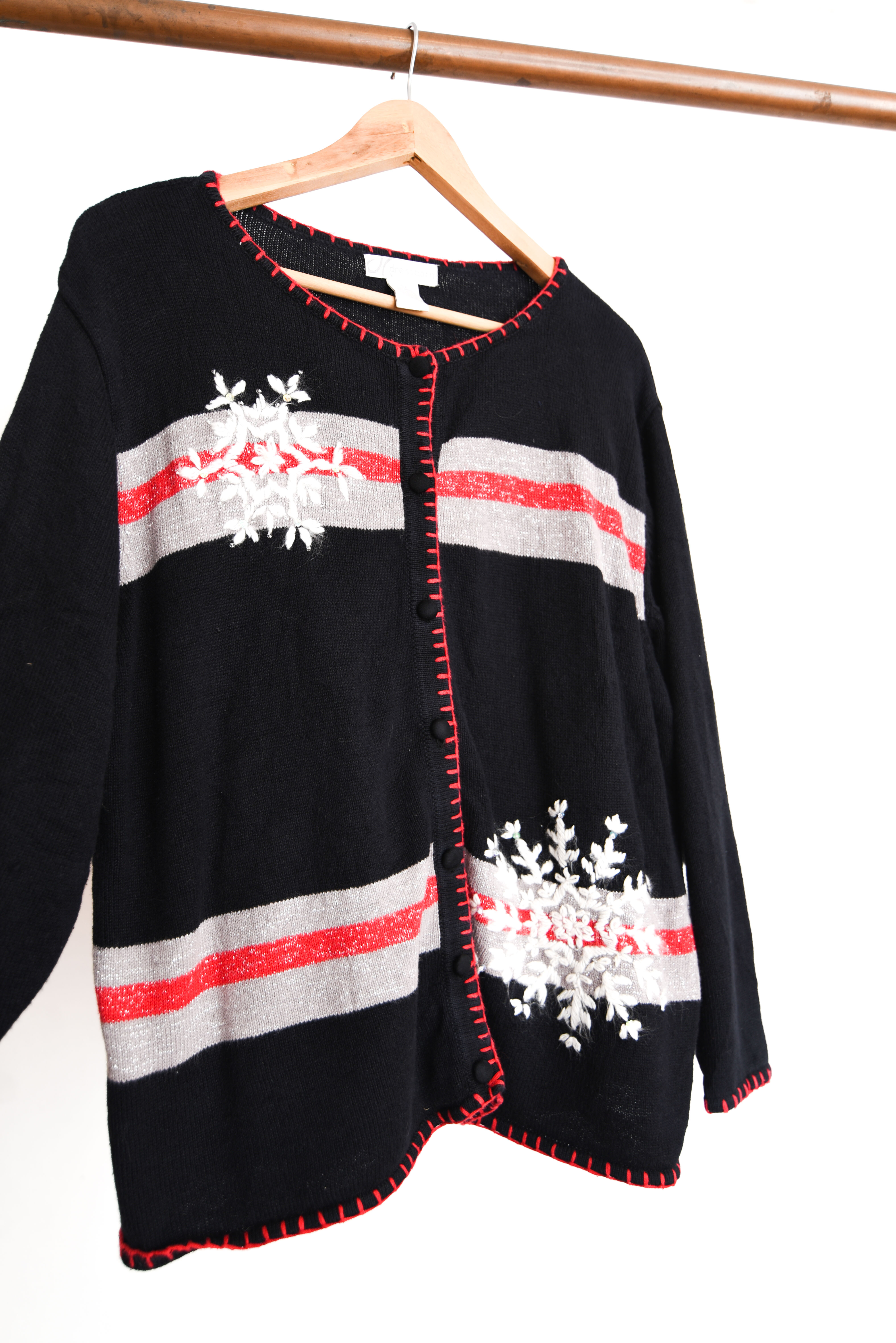 Cardigan vintage black winter