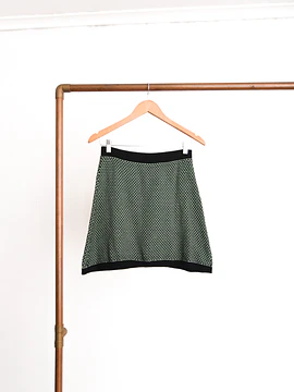 Falda tejida retro vibes