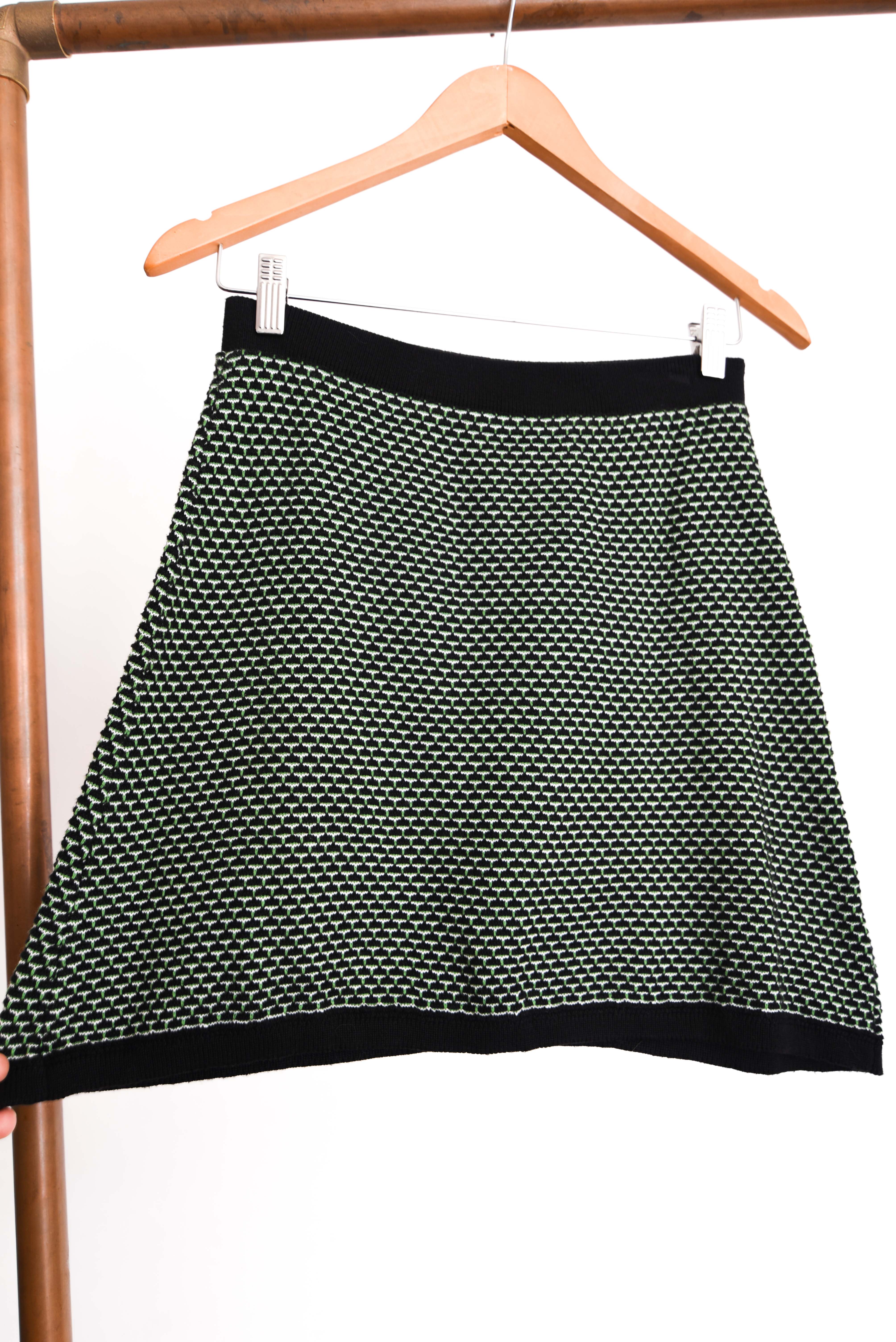 Falda tejida retro vibes