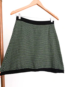 Falda tejida retro vibes