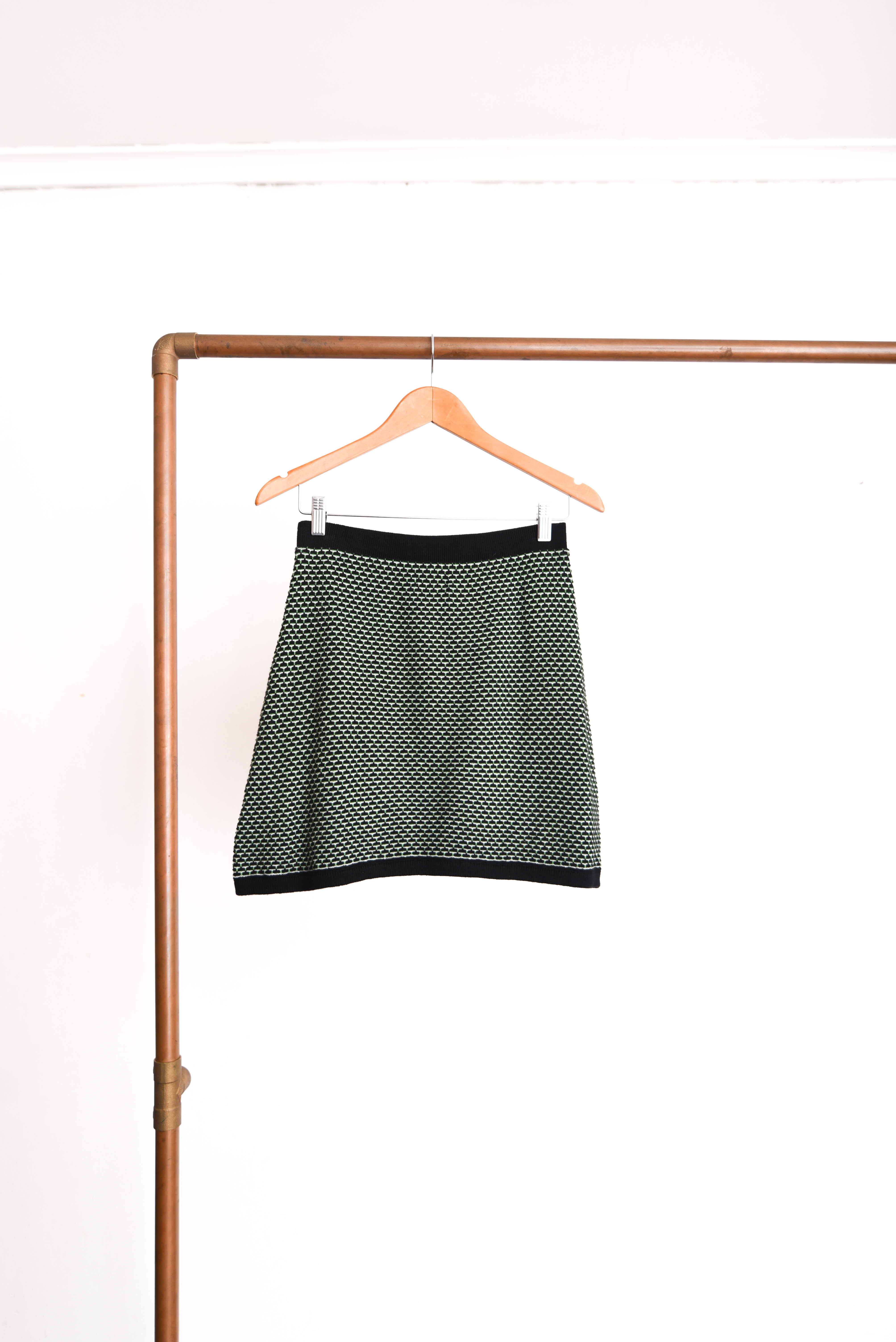 Falda tejida retro vibes