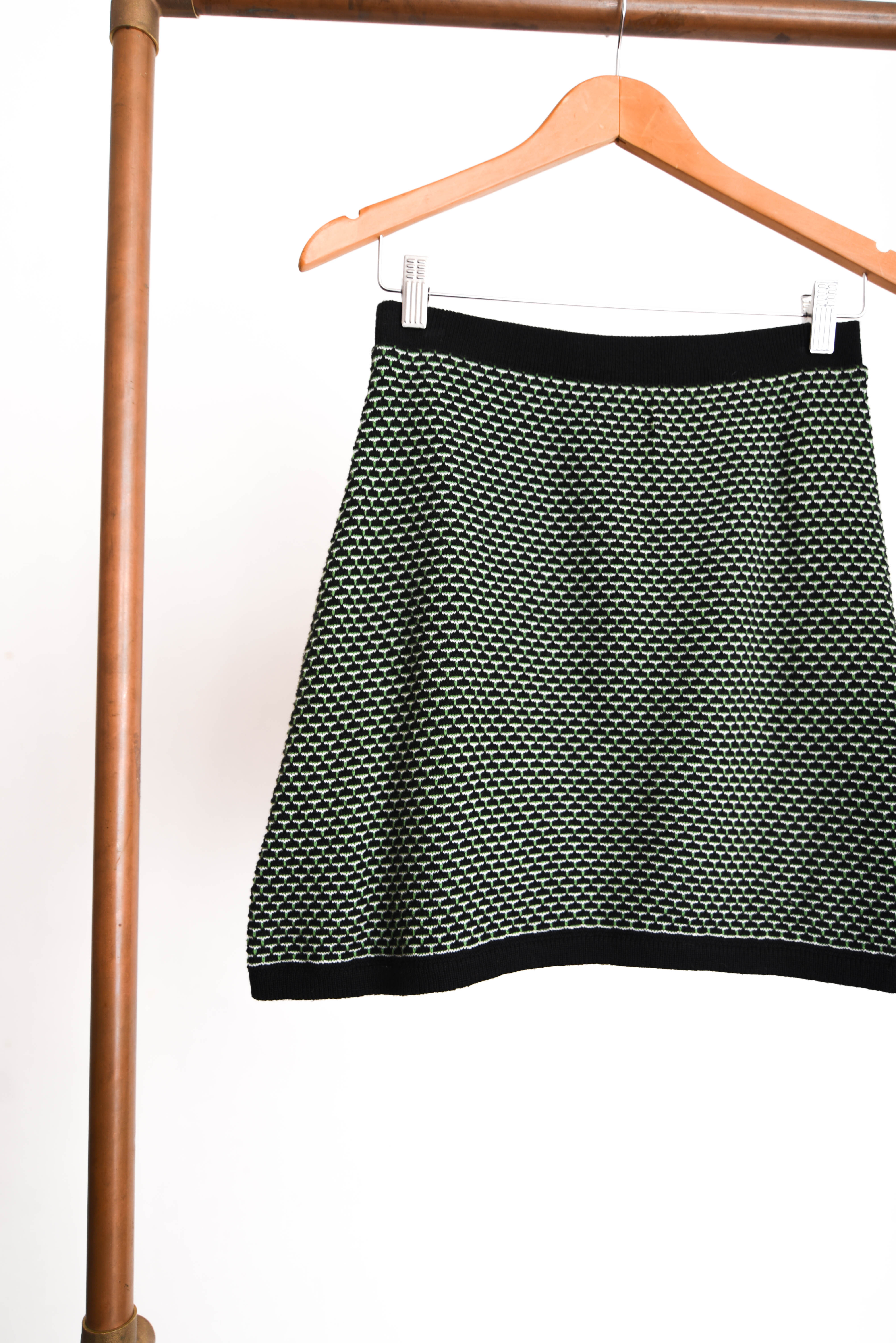 Falda tejida retro vibes