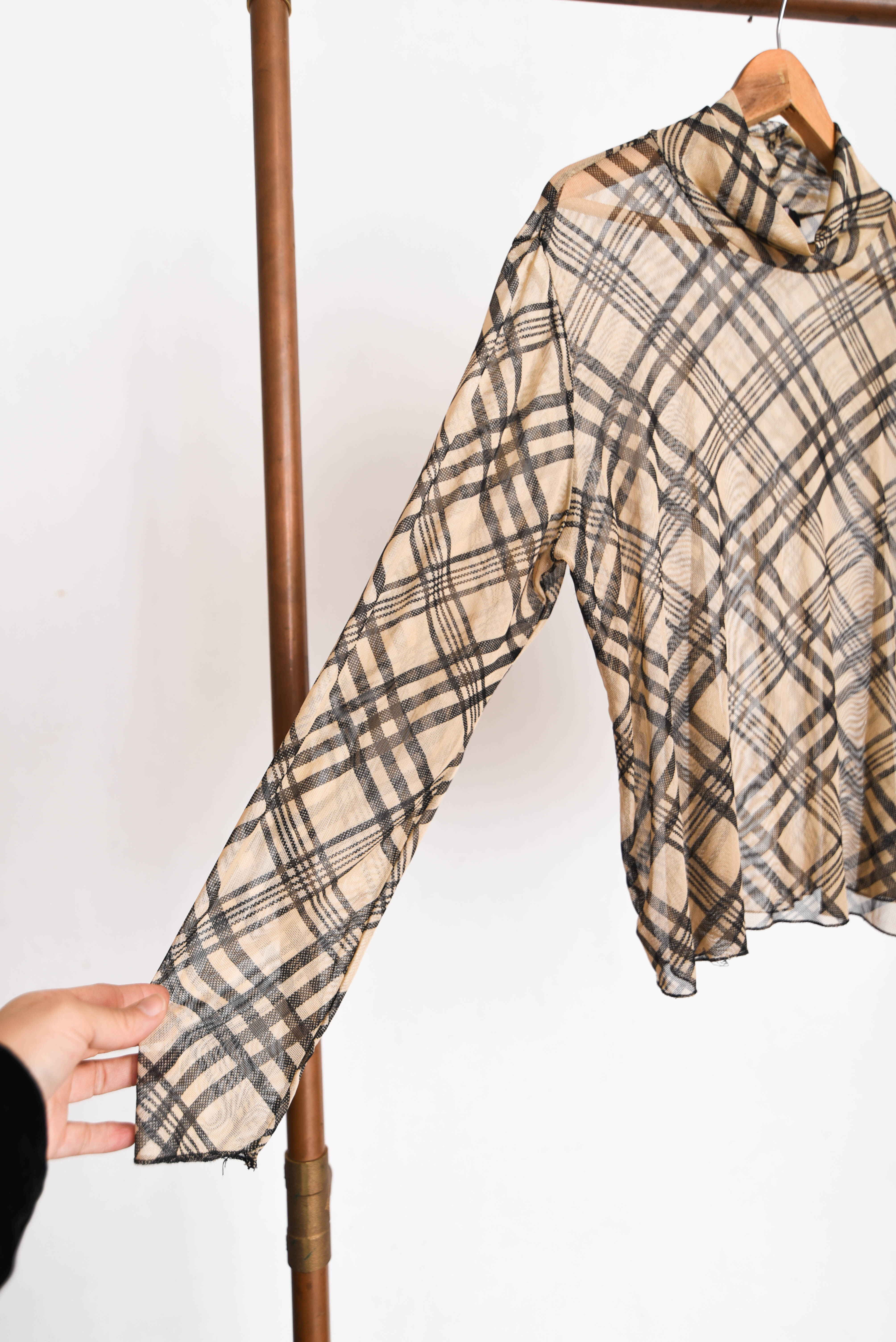 Top mesh tartán