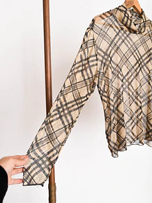 Top mesh tartán