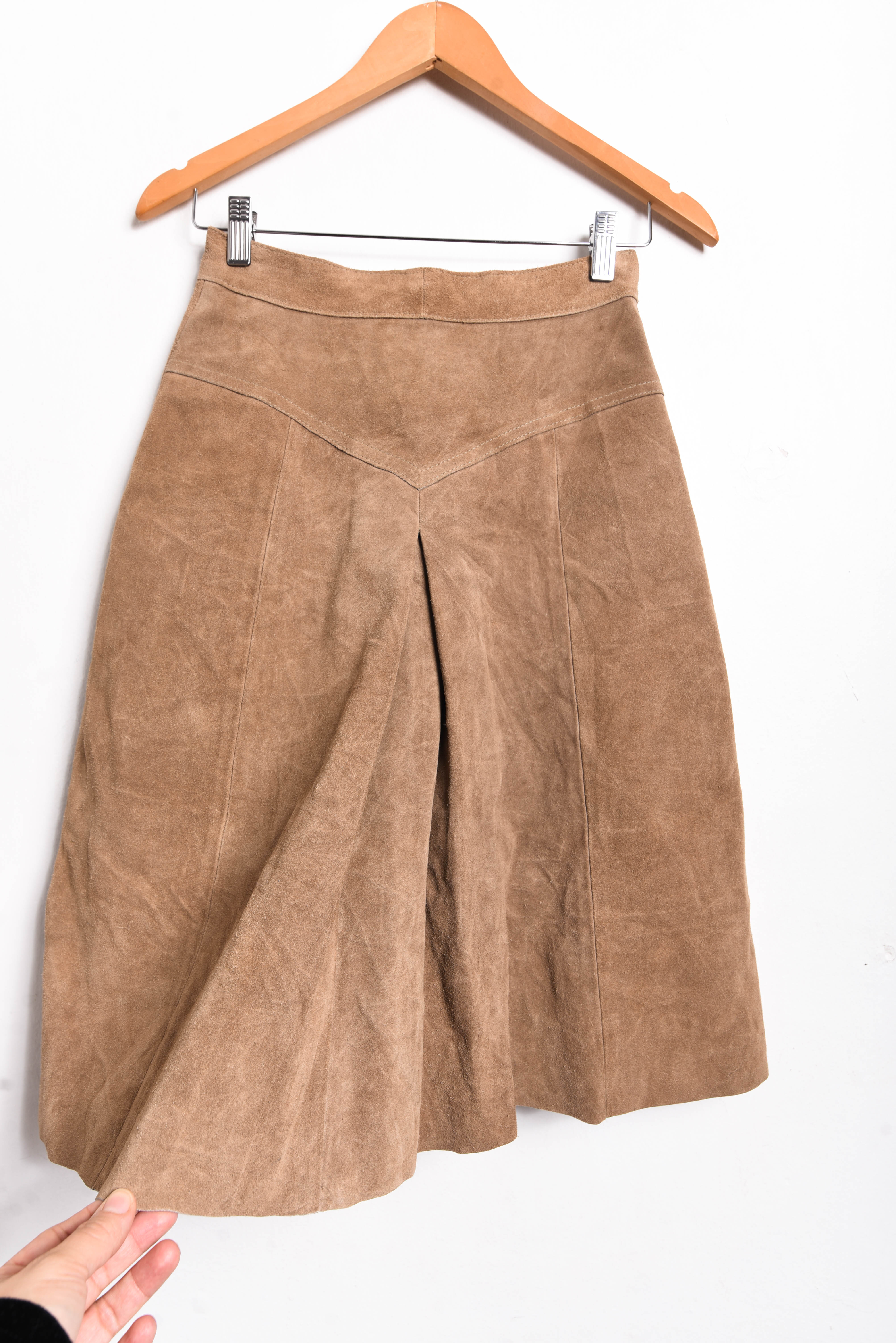 Falda vintage 70s gamuza
