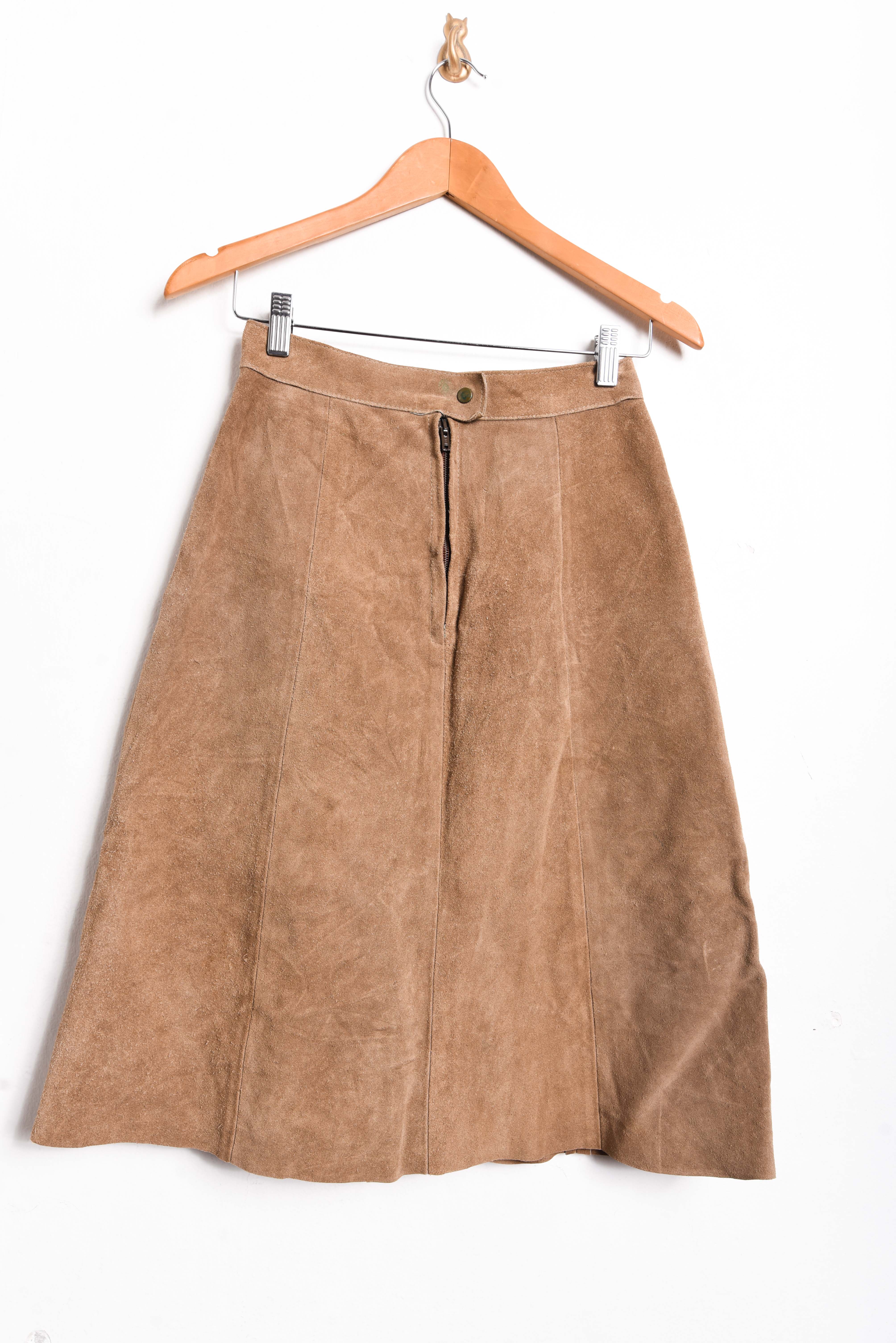 Falda vintage 70s gamuza