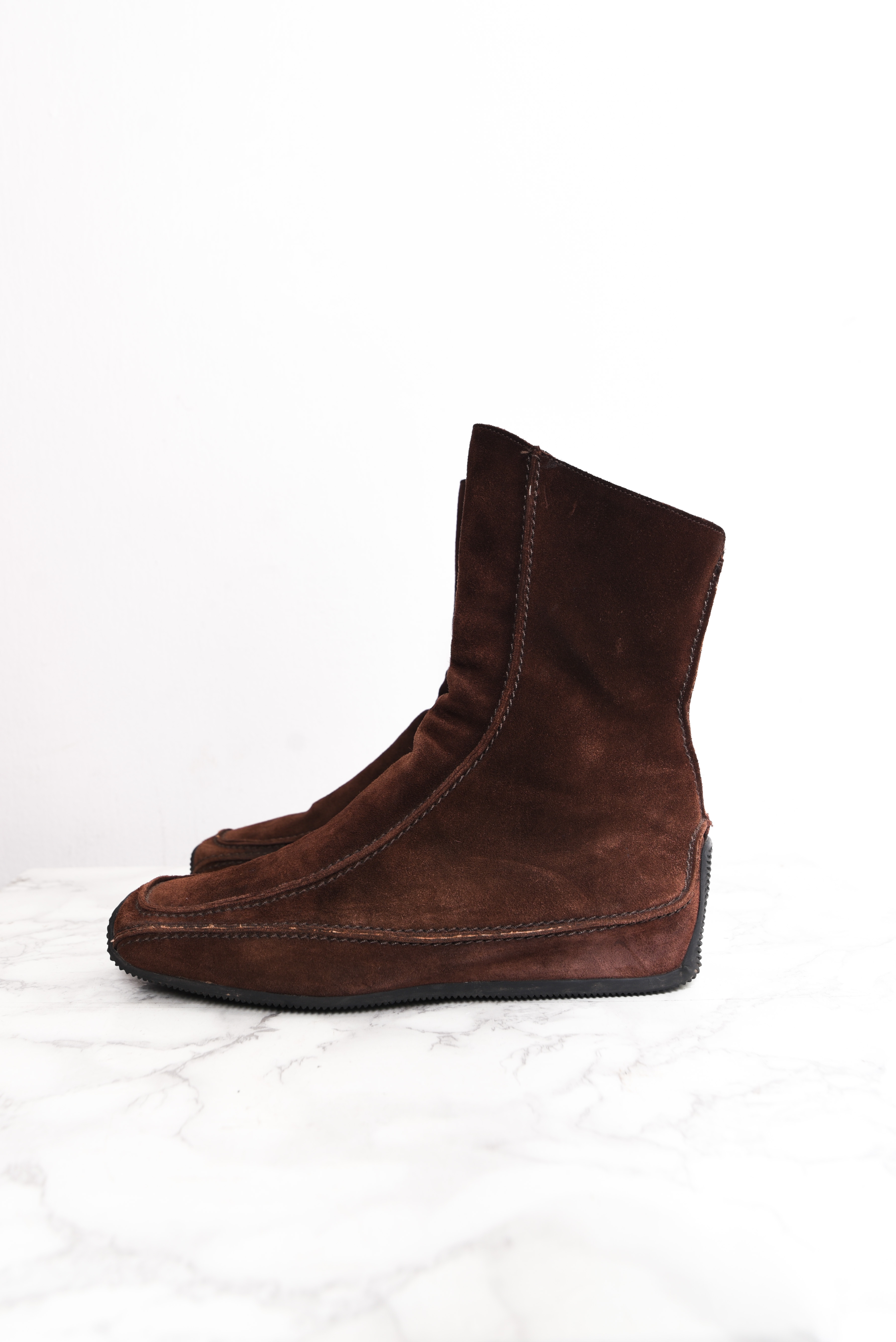 Botines vintage gamuza italianos