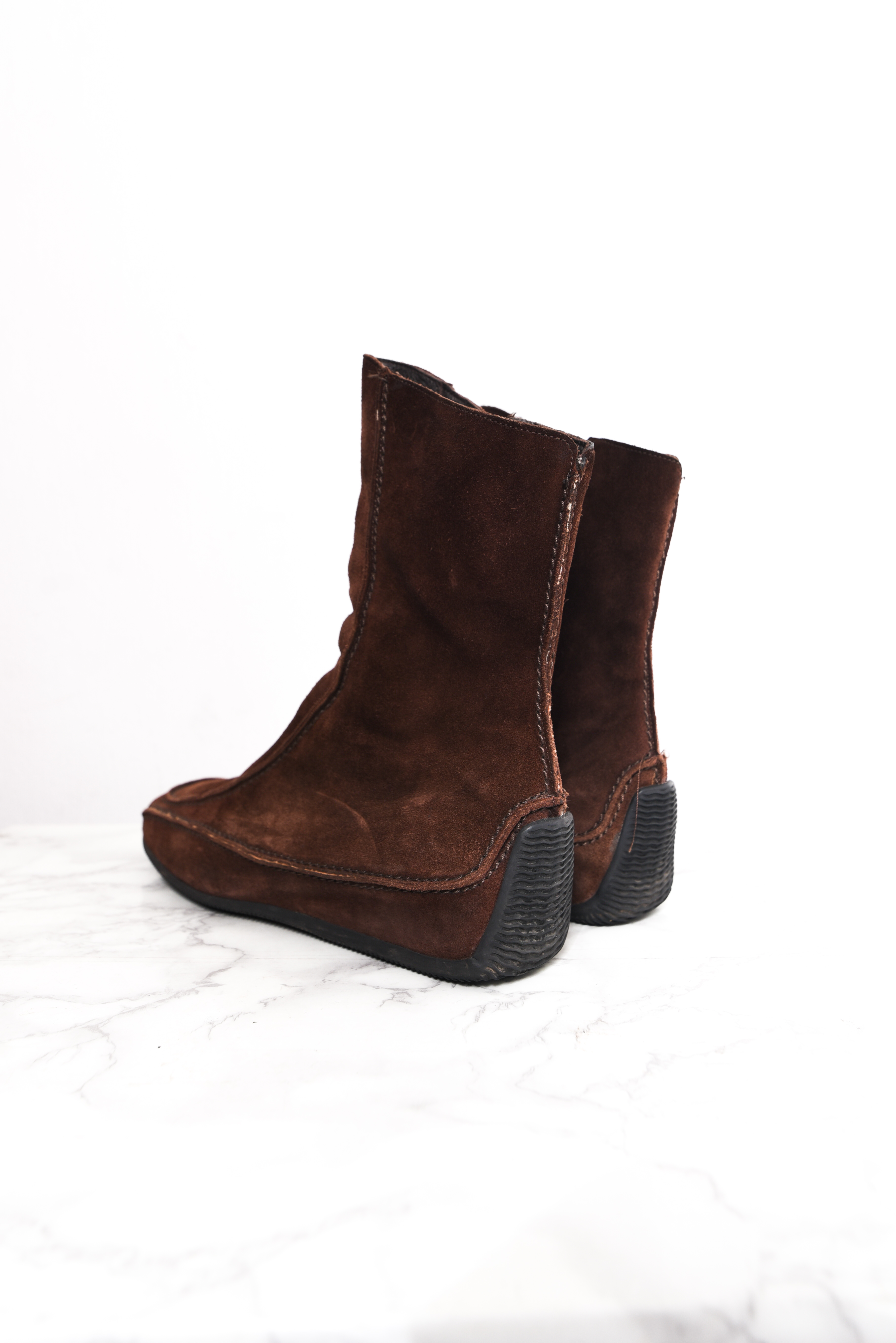 Botines vintage gamuza italianos