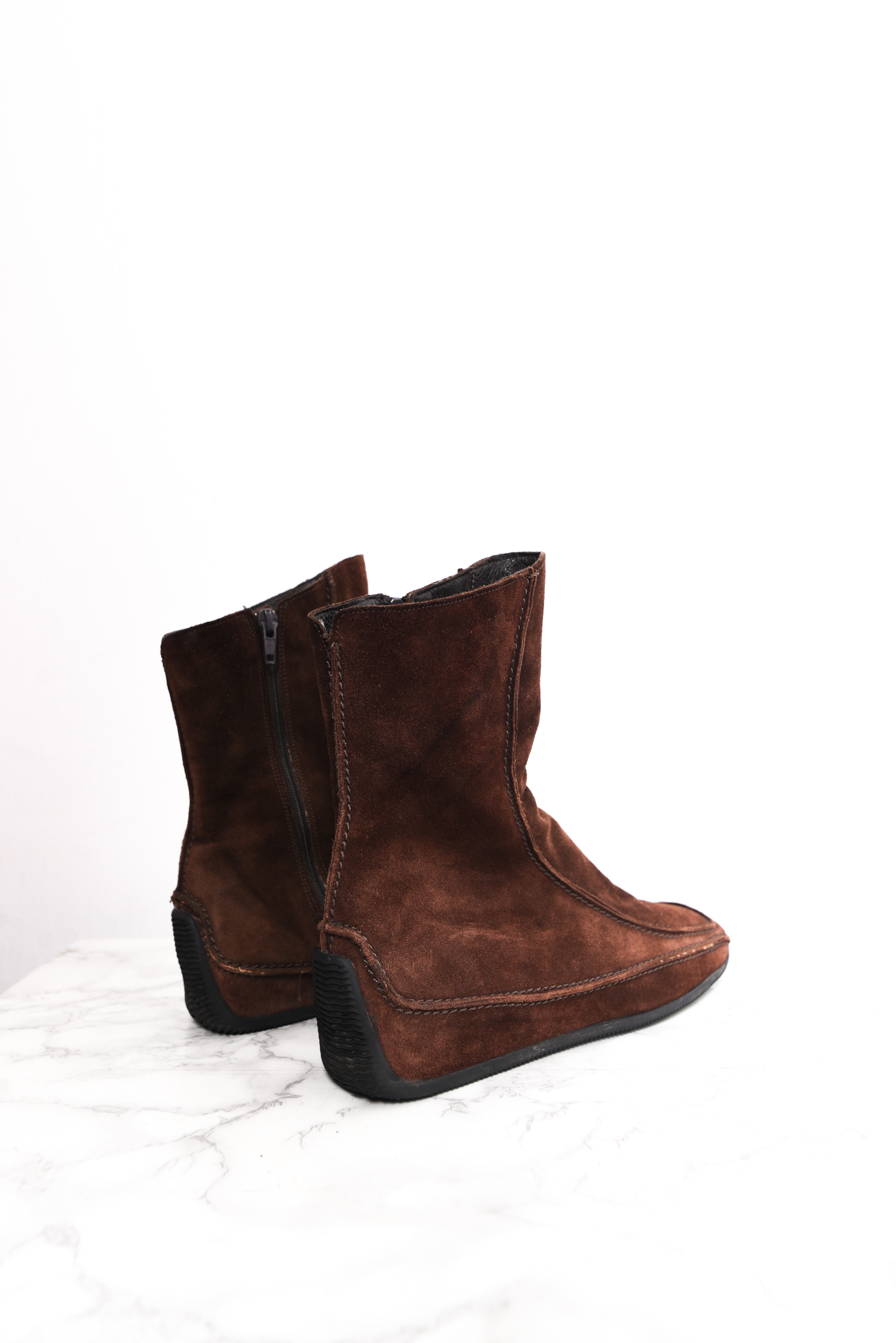 Botines vintage gamuza italianos