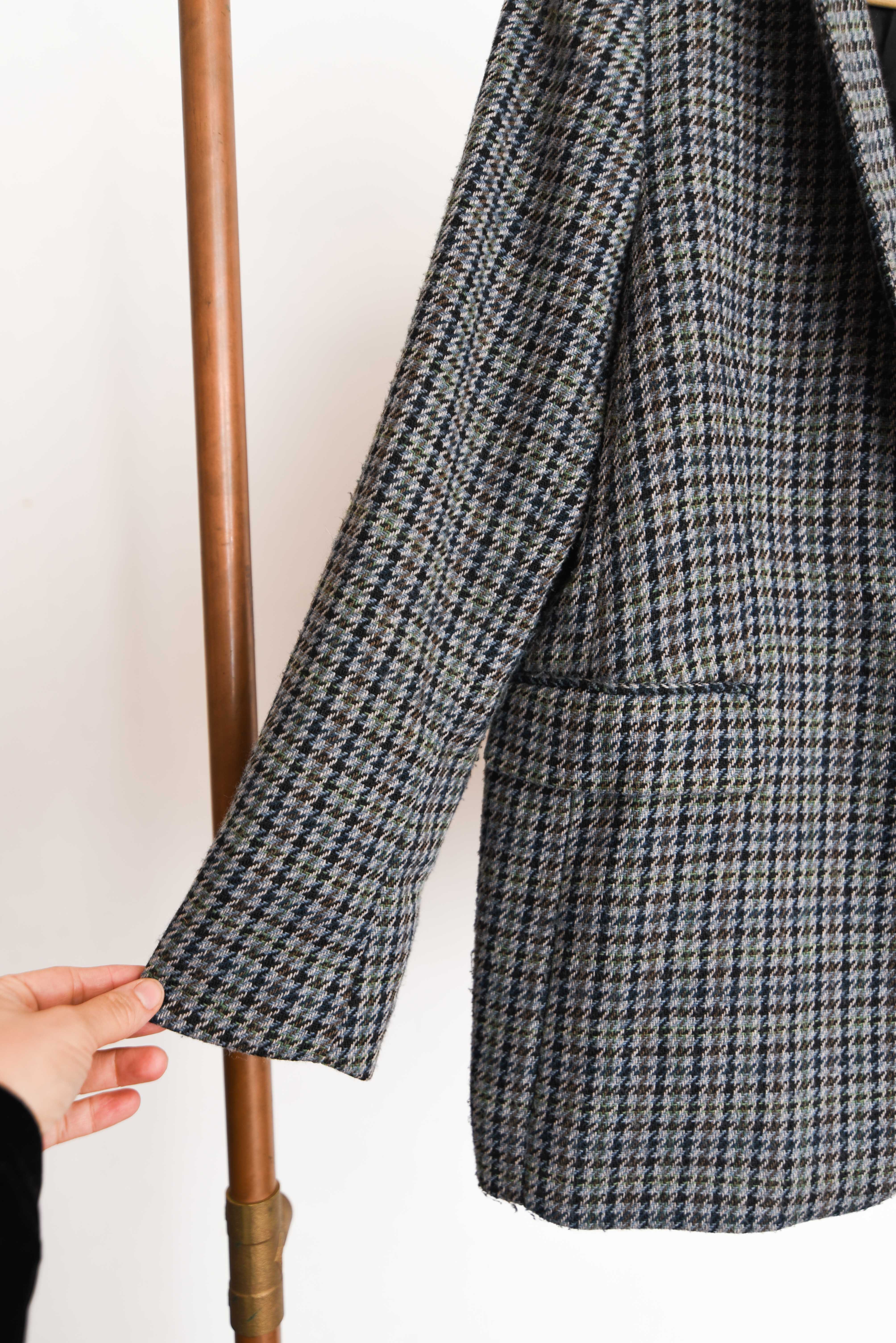 Blazer gris pata de gallo