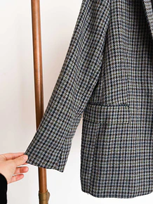 Blazer gris pata de gallo