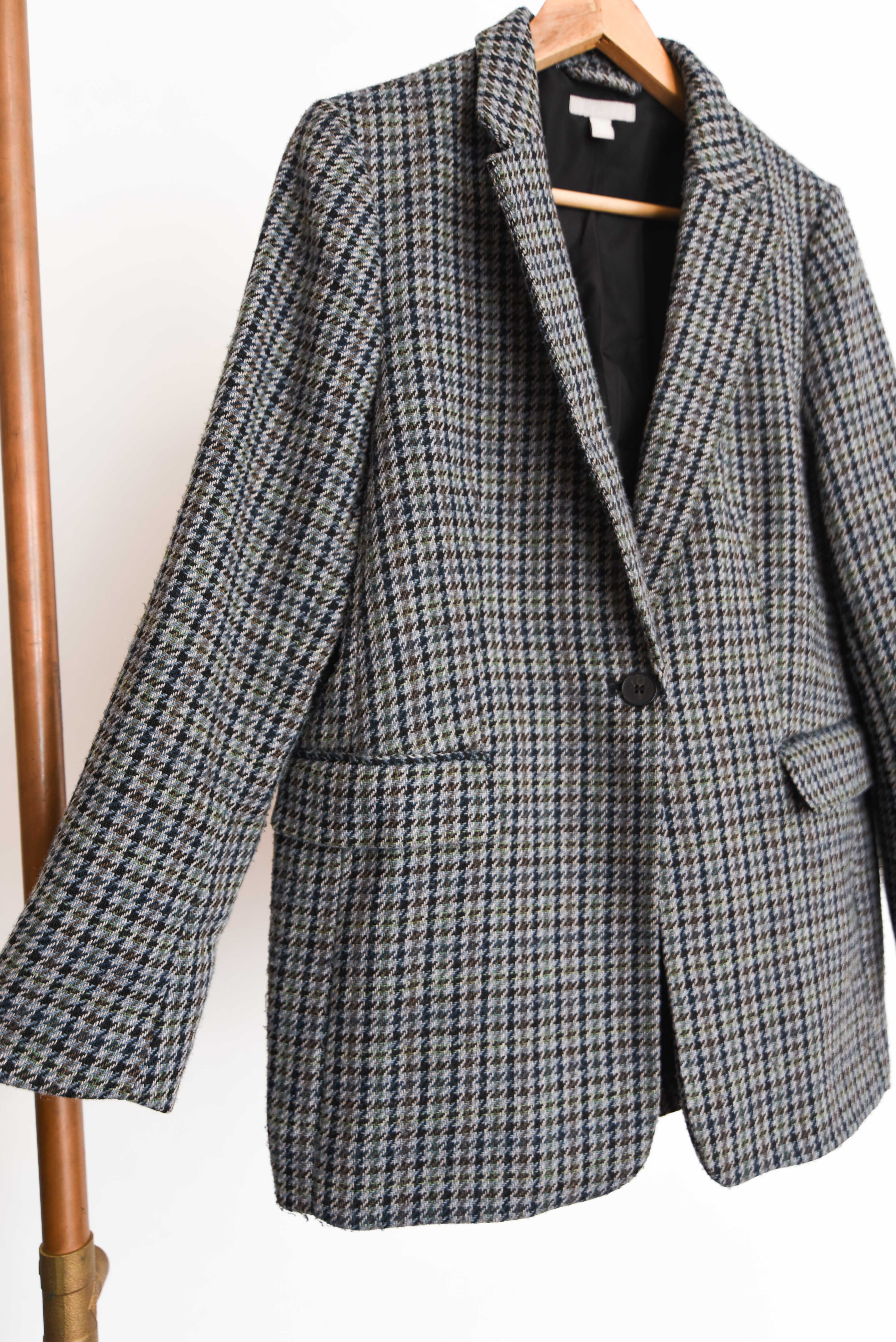 Blazer gris pata de gallo