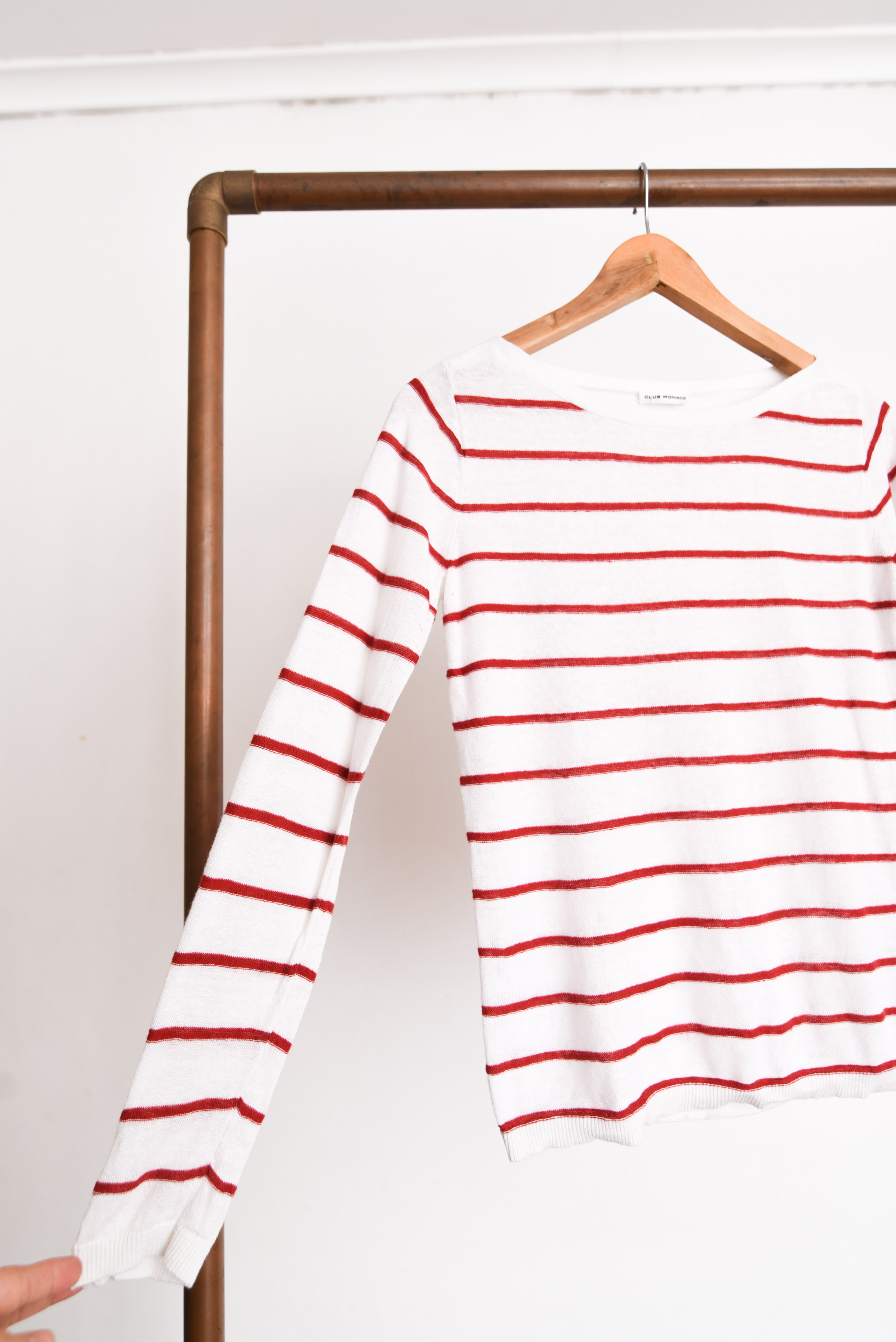 Top tejido Club Monaco lino