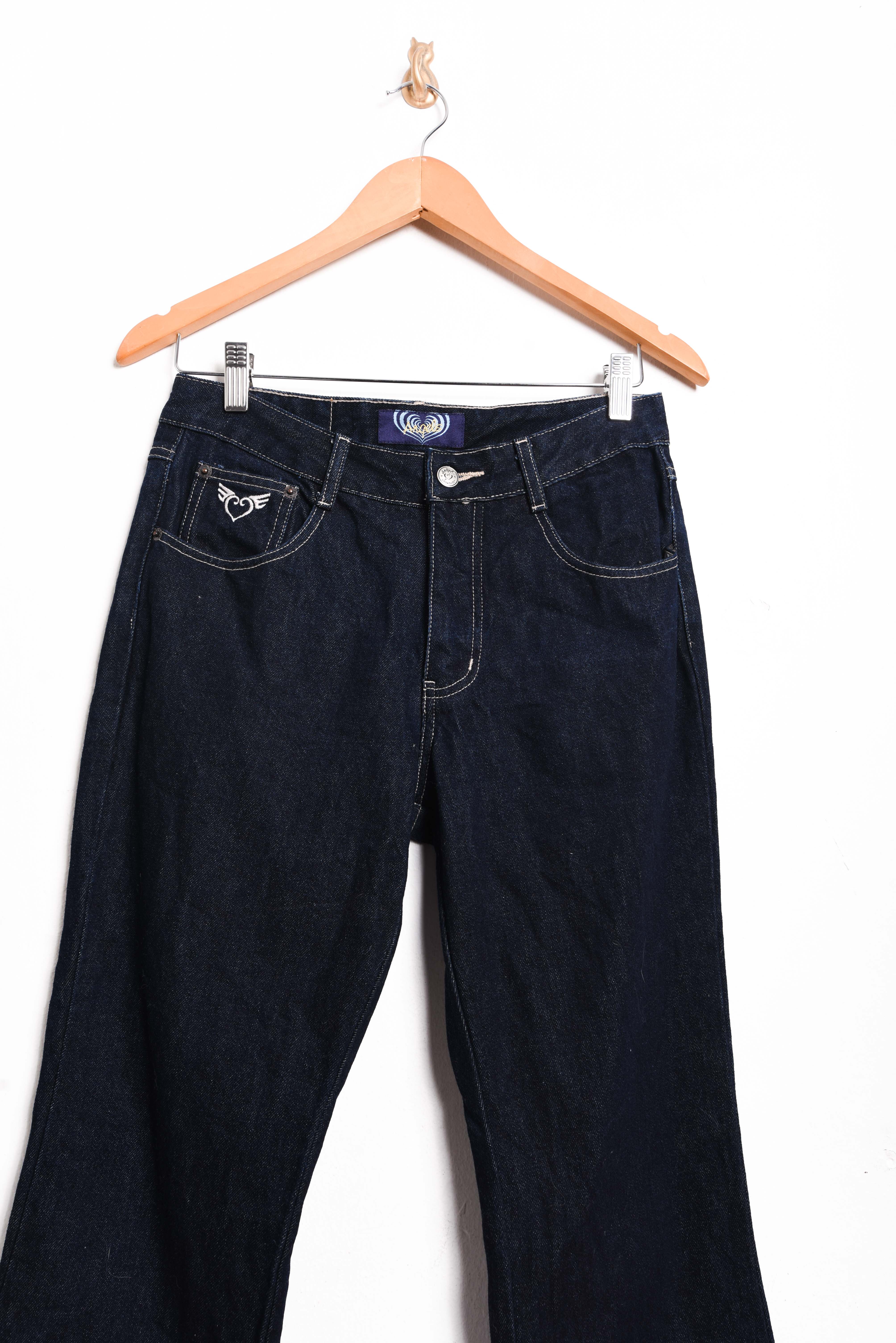 Jeans y2k tiro medio