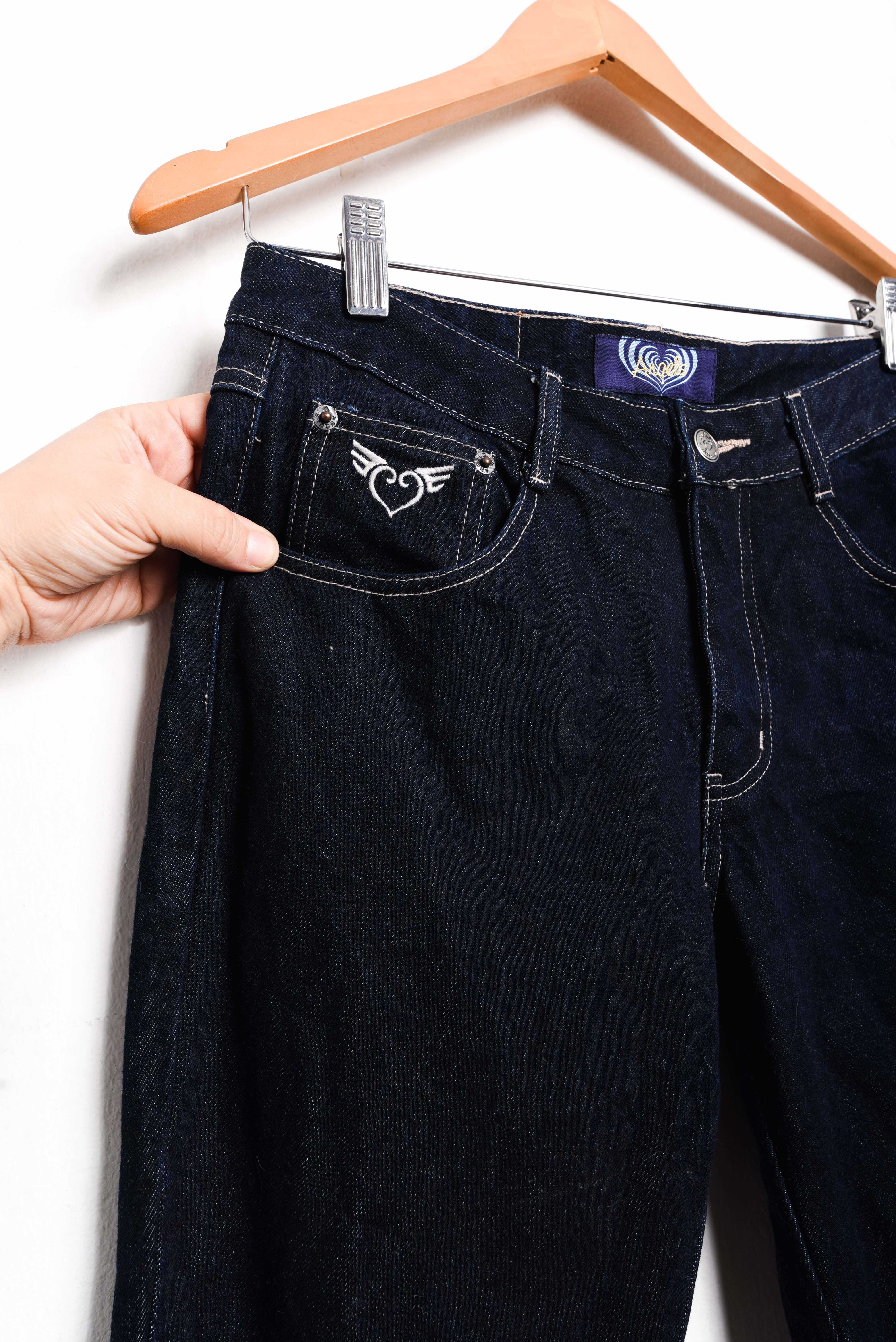 Jeans y2k tiro medio