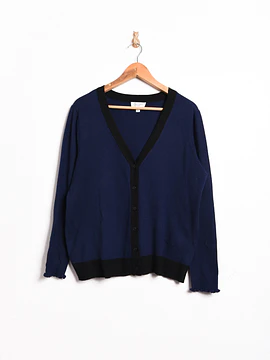 Cardigan azul marino botones