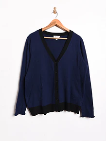 Cardigan azul marino botones