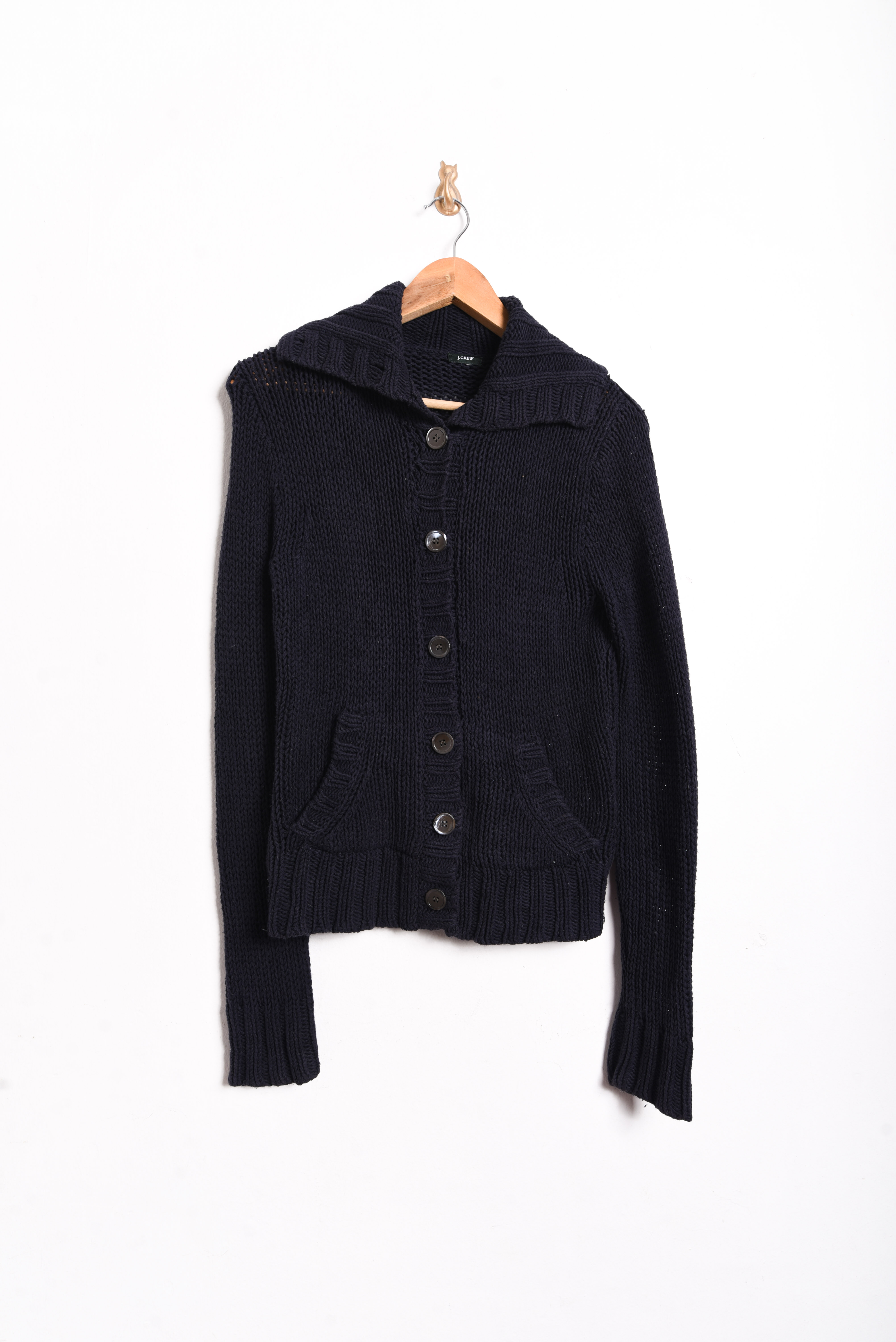 Cardigan tejido azul navy 