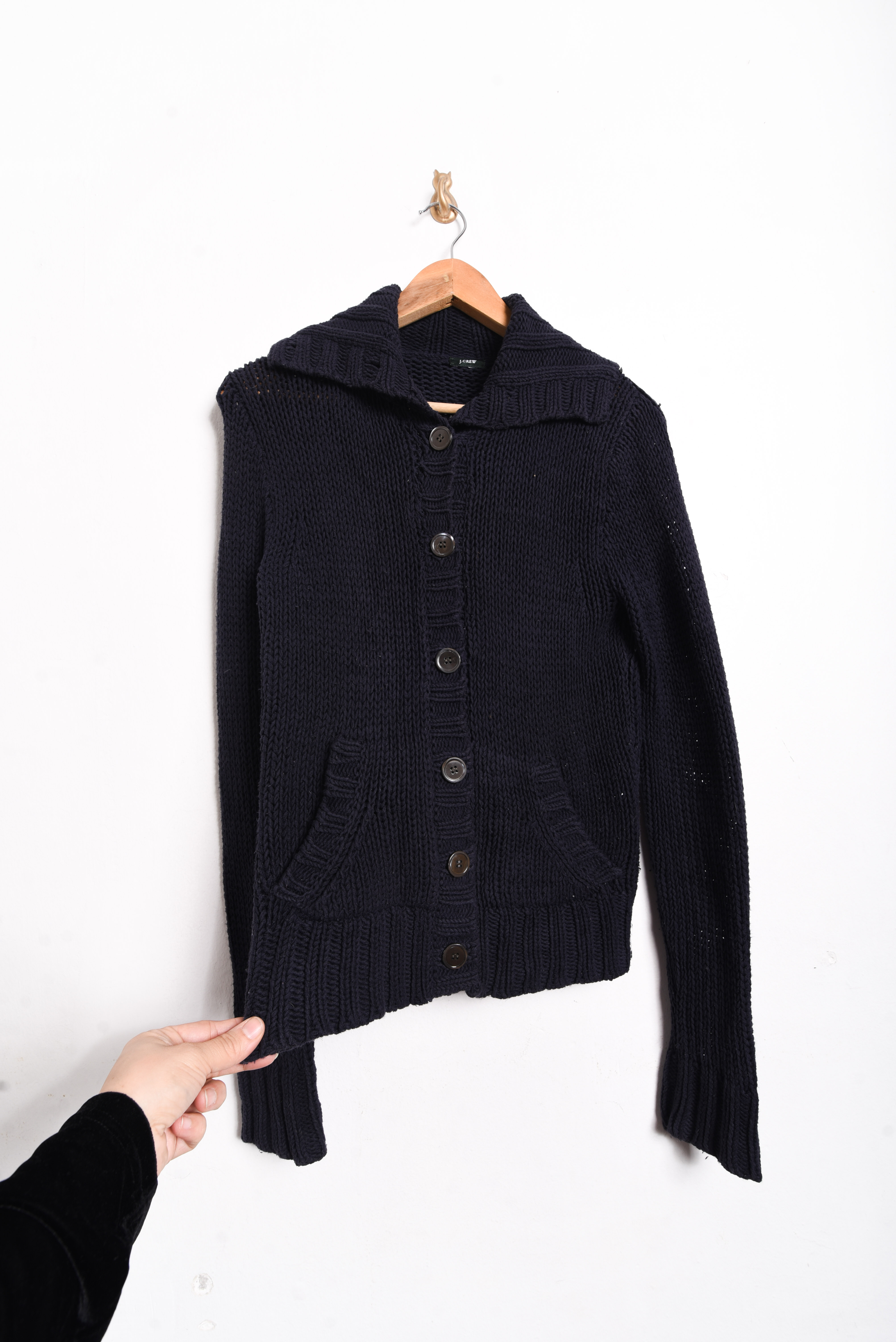 Cardigan tejido azul navy 