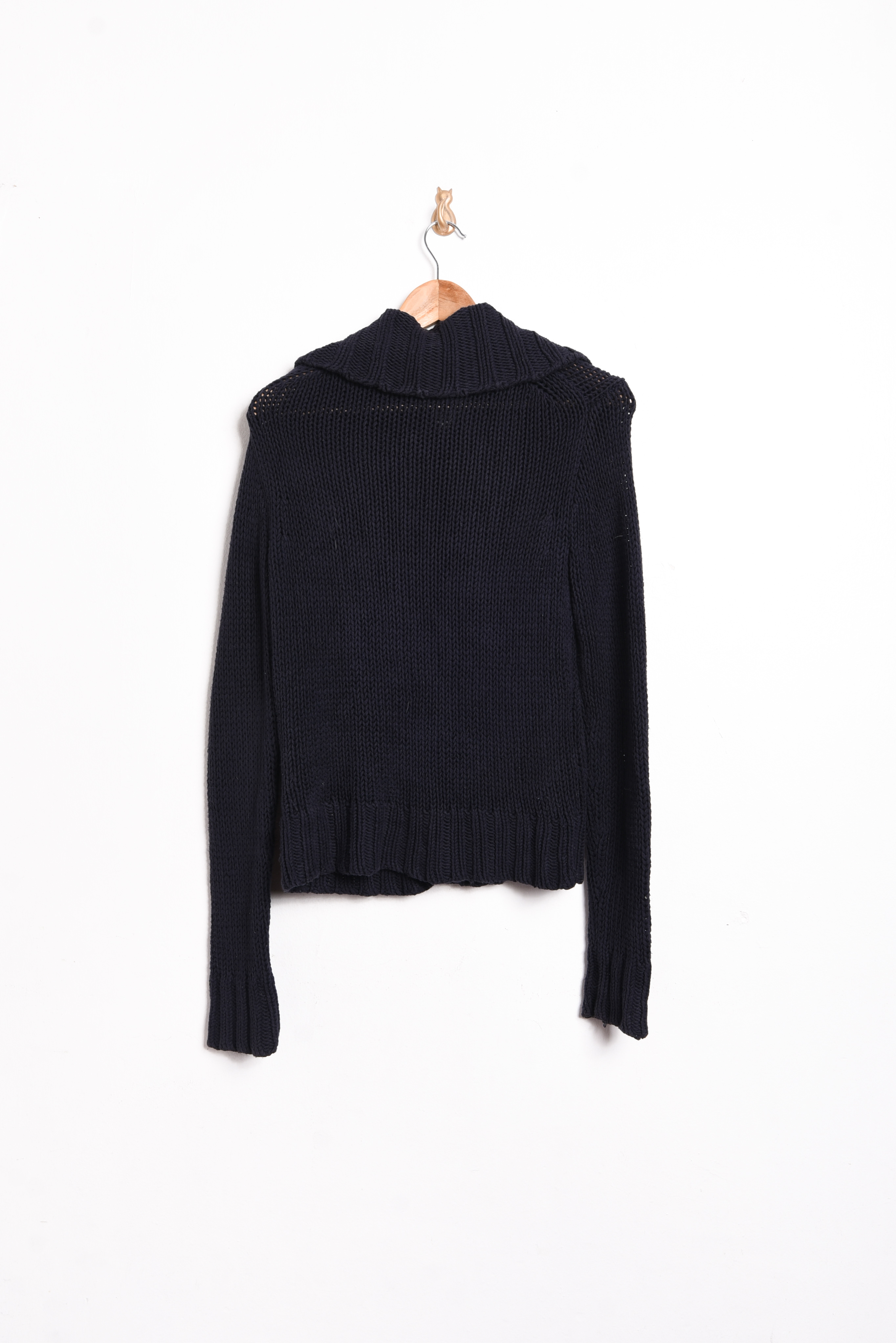Cardigan tejido azul navy 