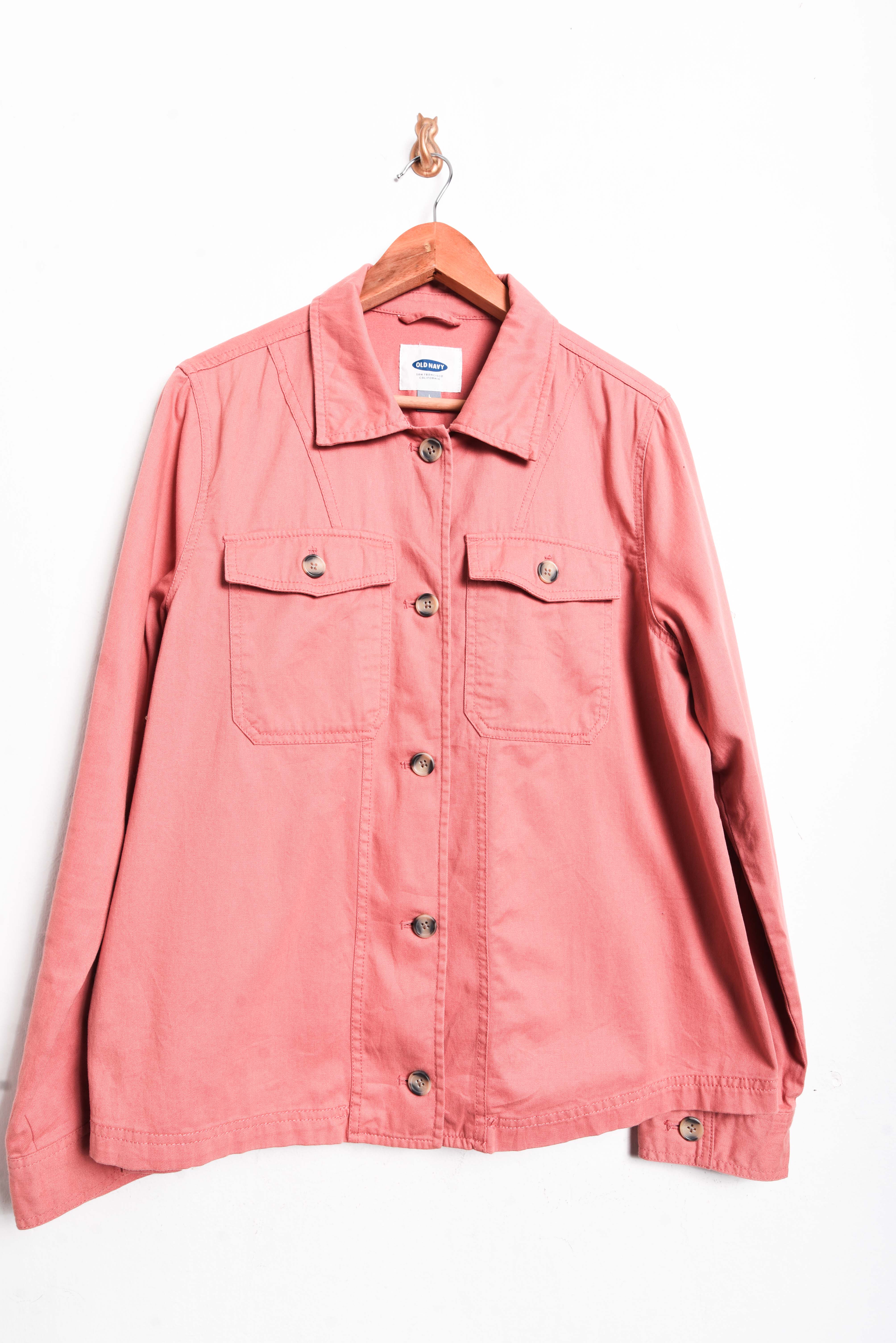 Chaqueta workwear rosada