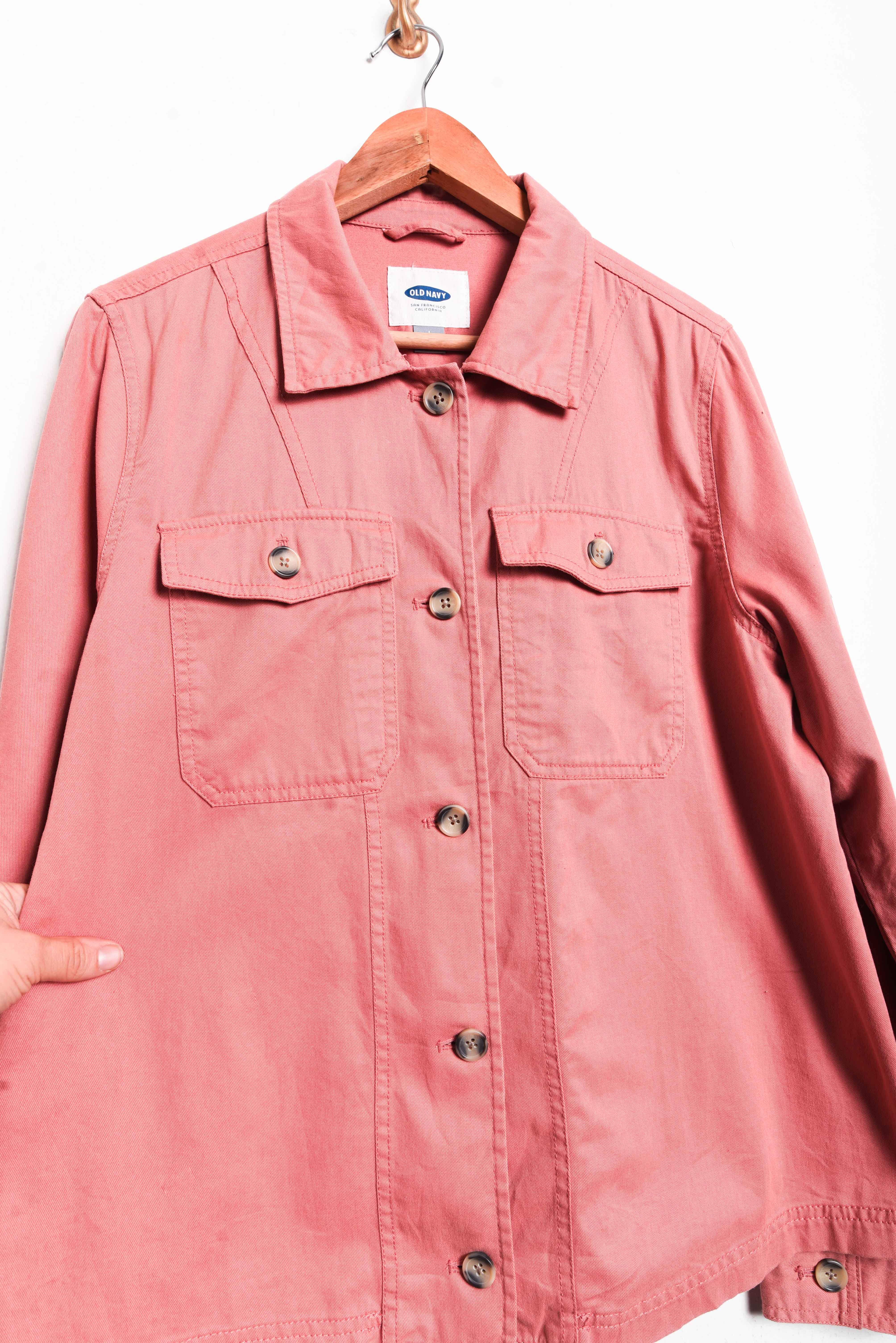 Chaqueta workwear rosada