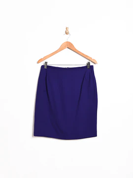 Falda morada lana vintage