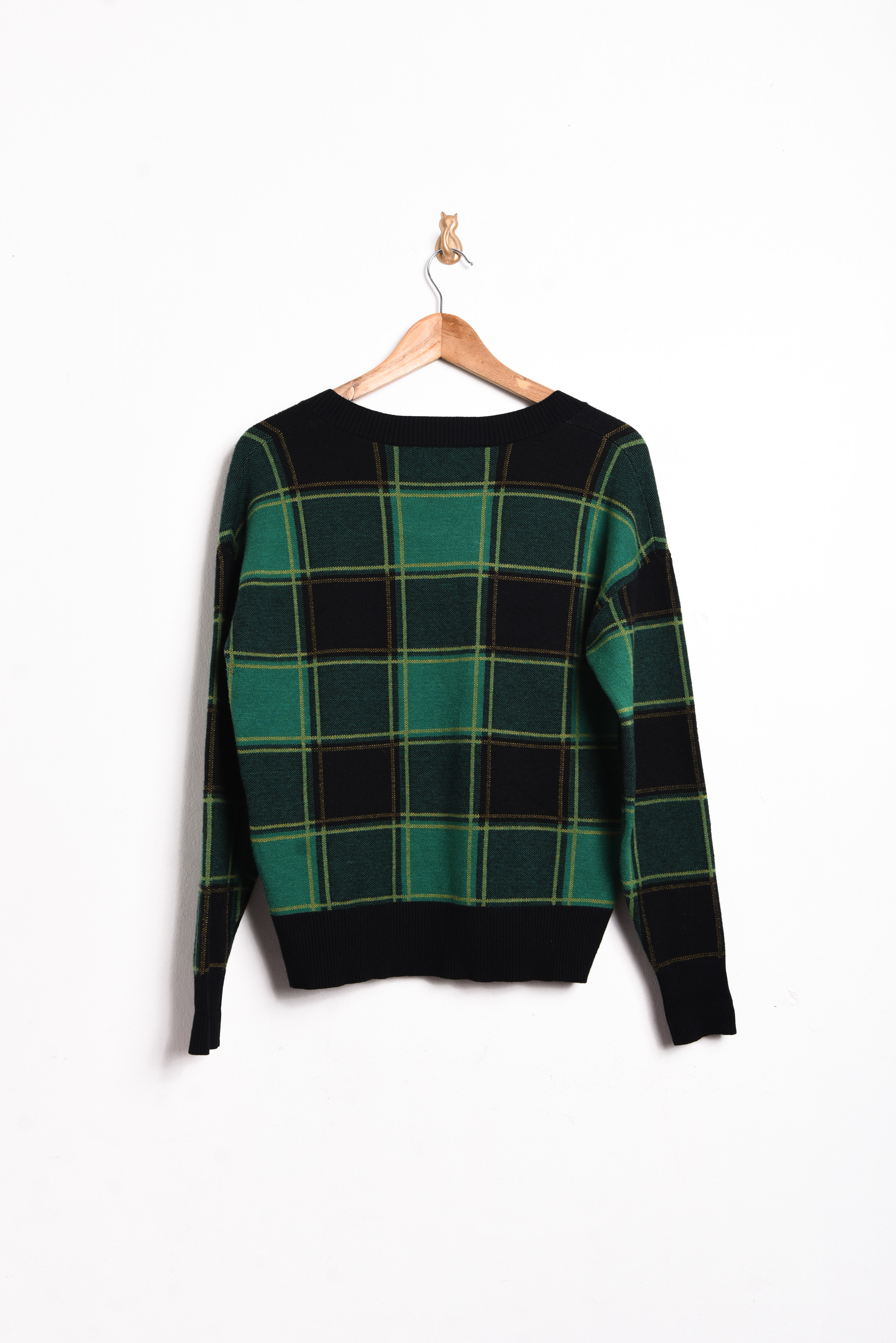Chaleco green cuadros