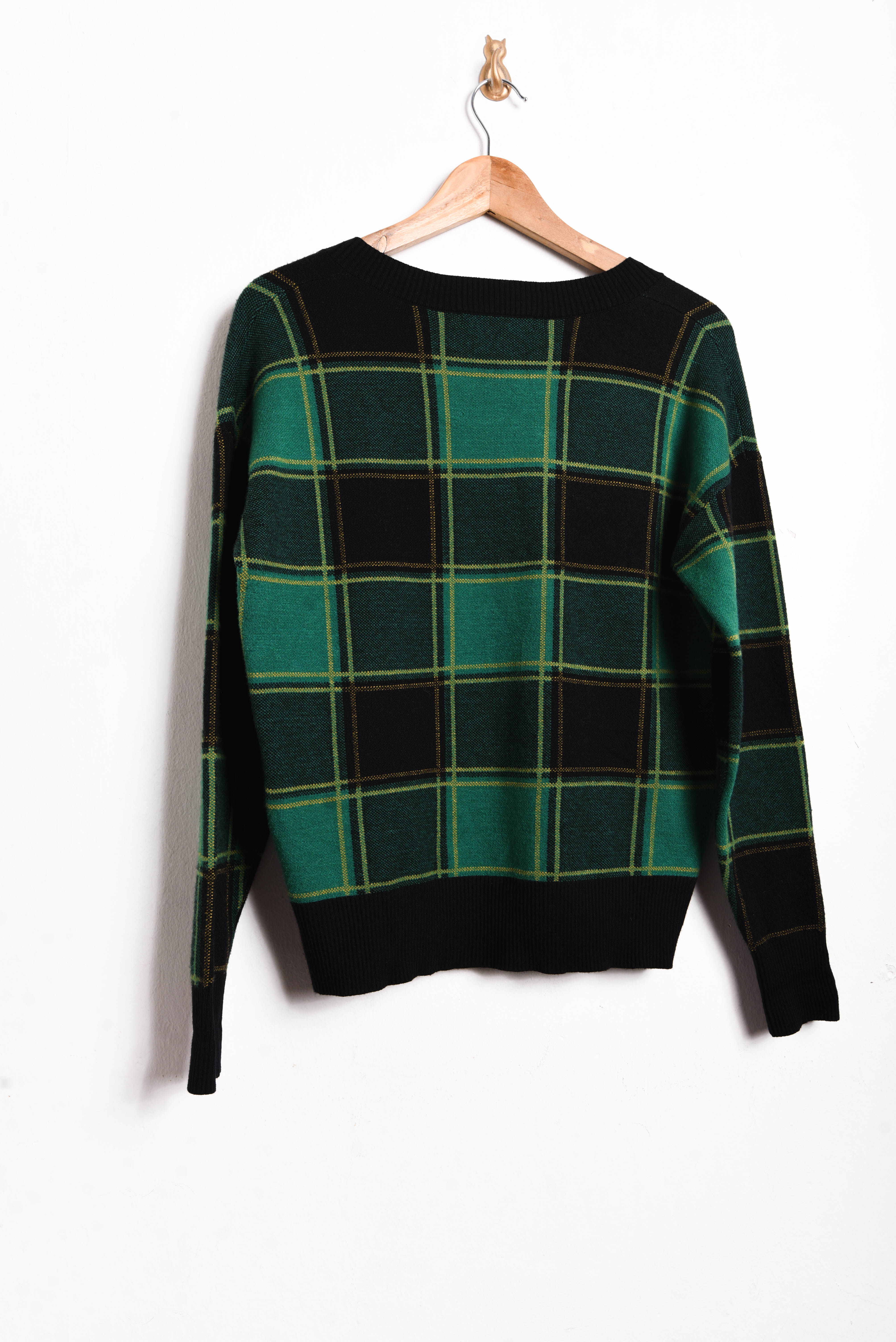 Chaleco green cuadros