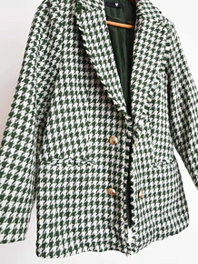 Blazer pata de gallo tweed