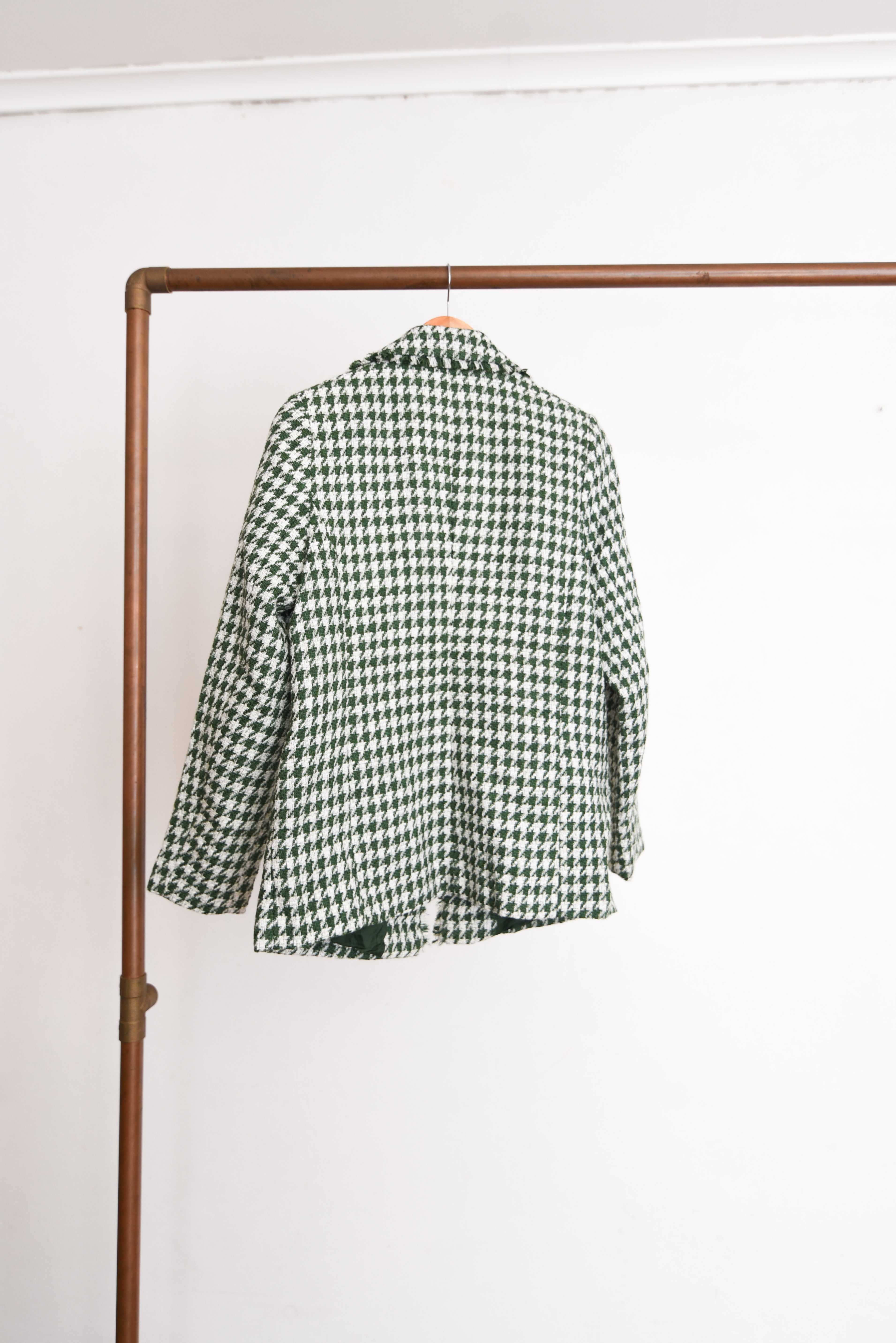 Blazer pata de gallo tweed