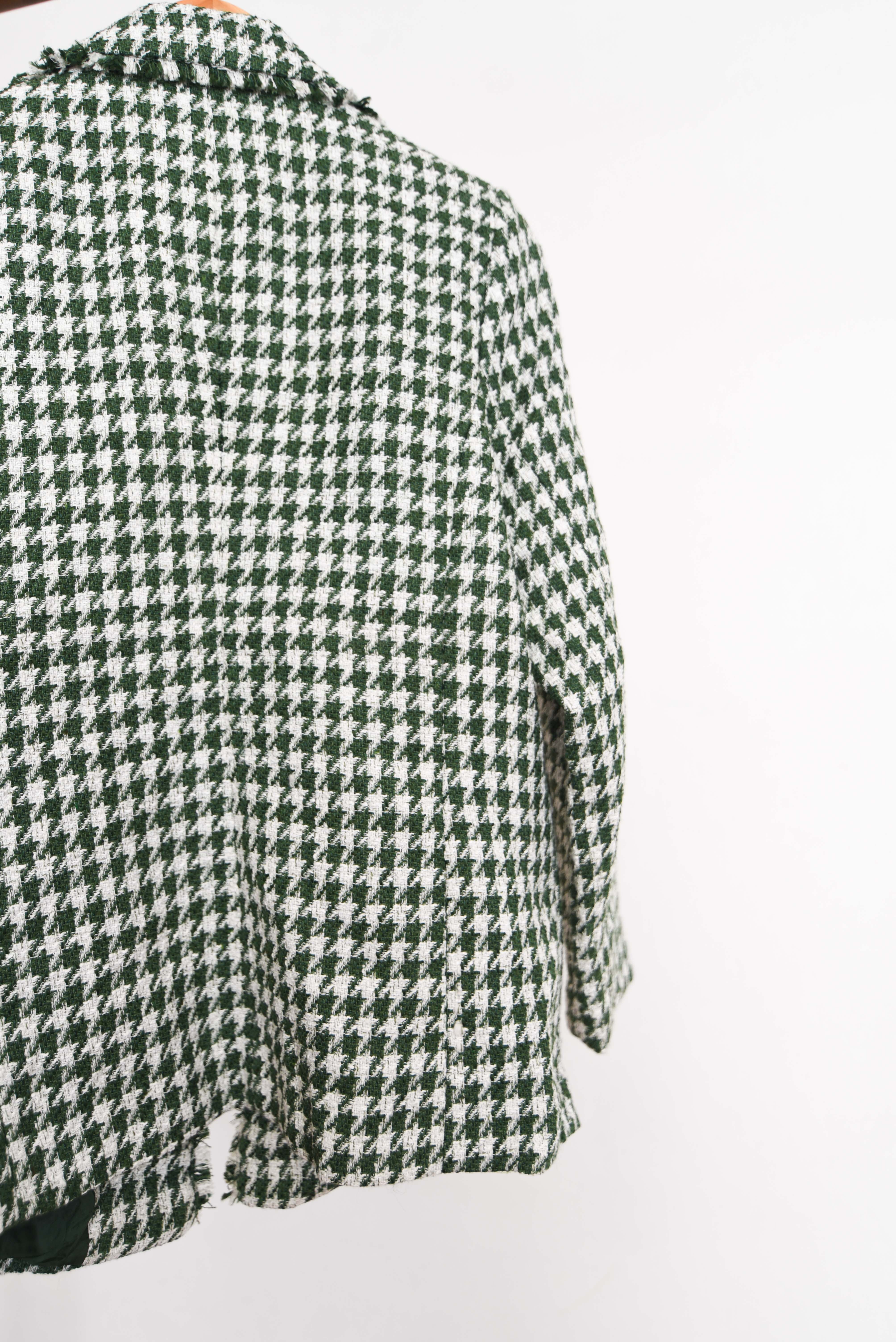 Blazer pata de gallo tweed
