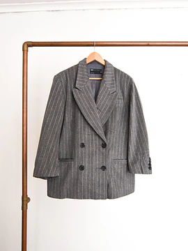 Blazer gris pinstripe 